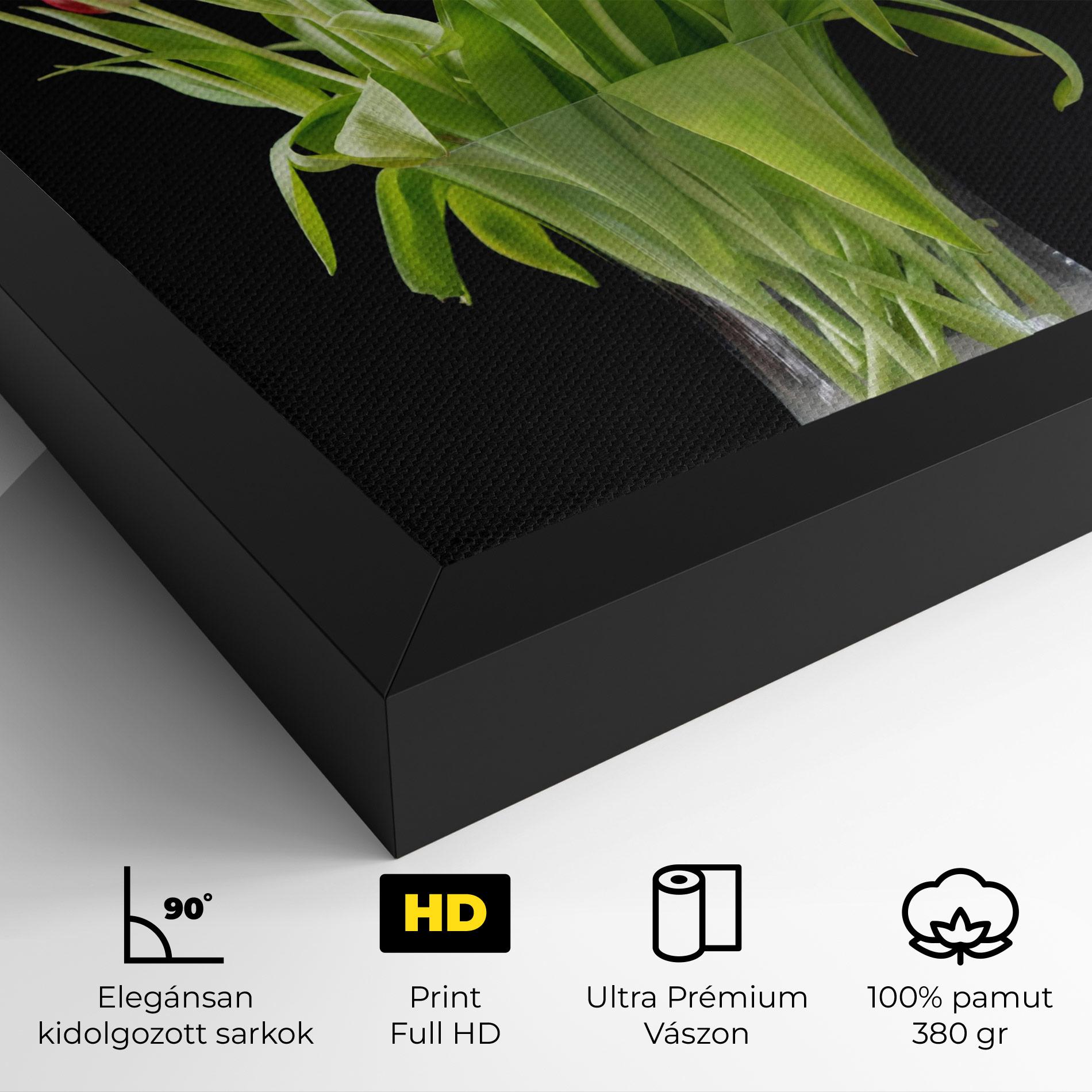 Vászonkép Tiny Tulips Vase mockup 4