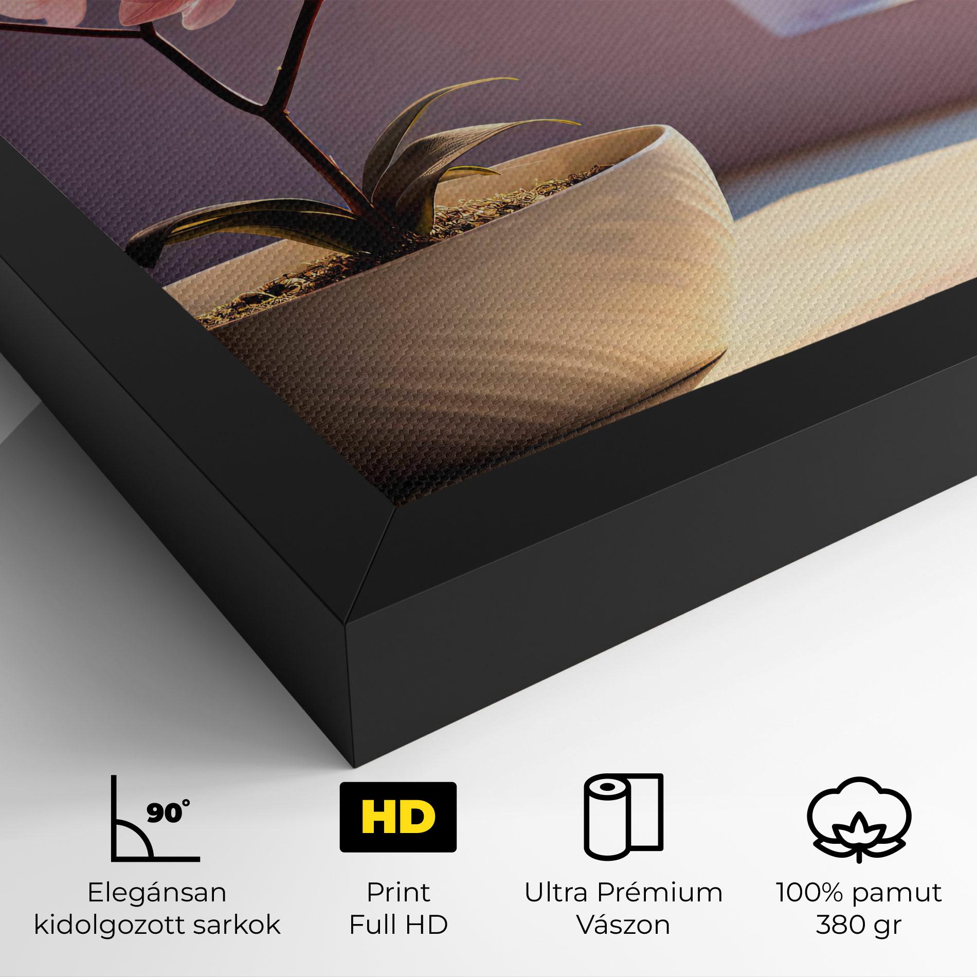 Vászonkép Window Vase mockup 4