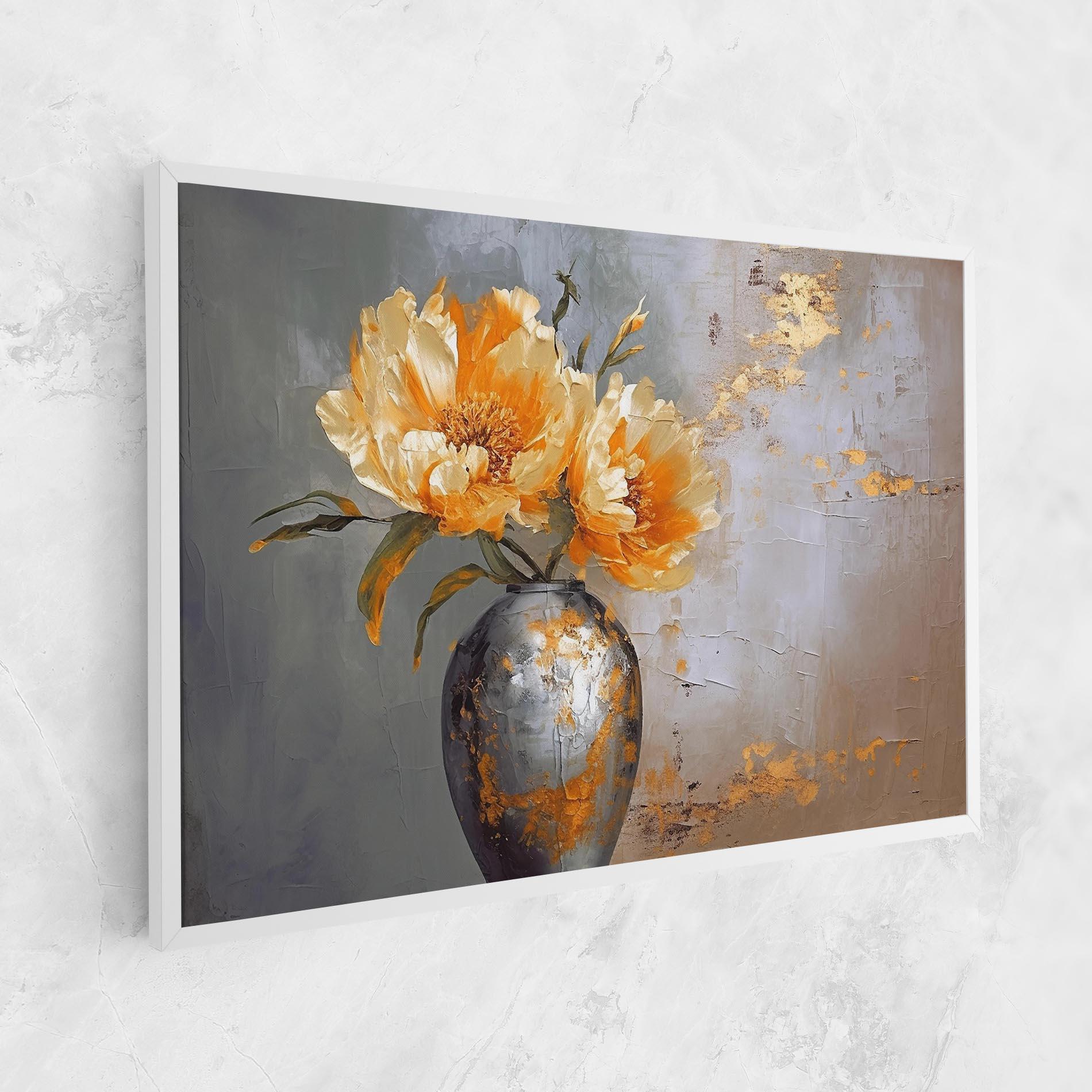 Vászonkép Grey Painting Vase mockup 1