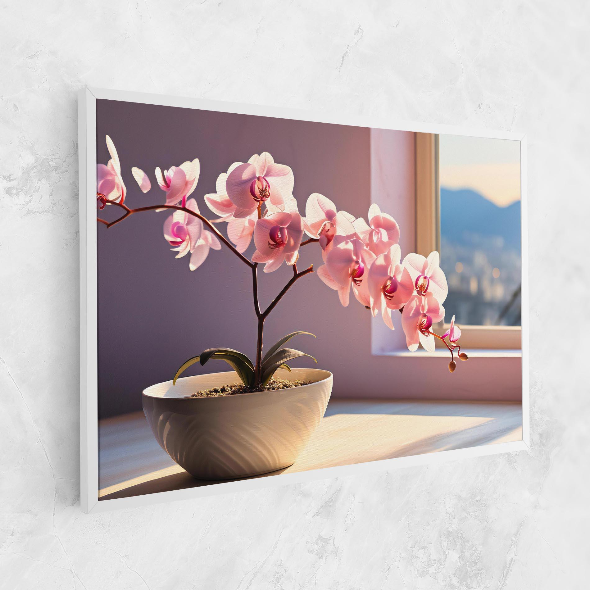 Vászonkép Window Vase mockup 1