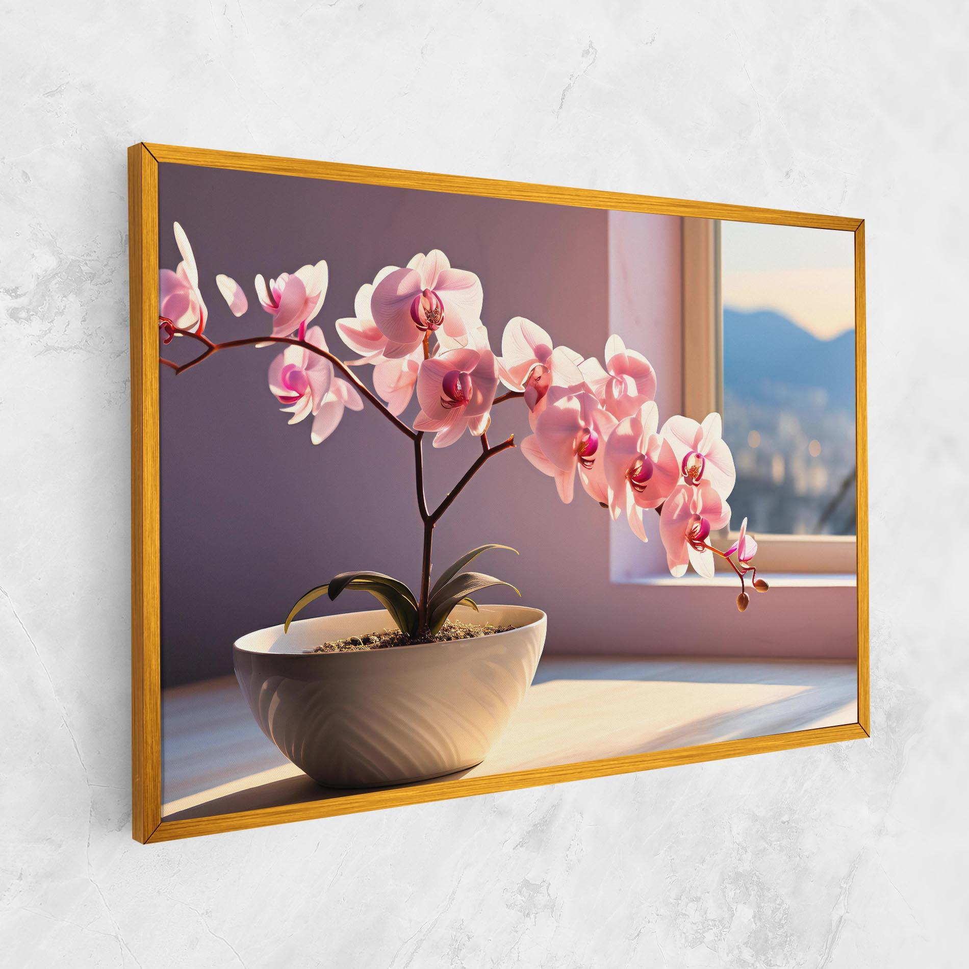 Vászonkép Window Vase mockup 1