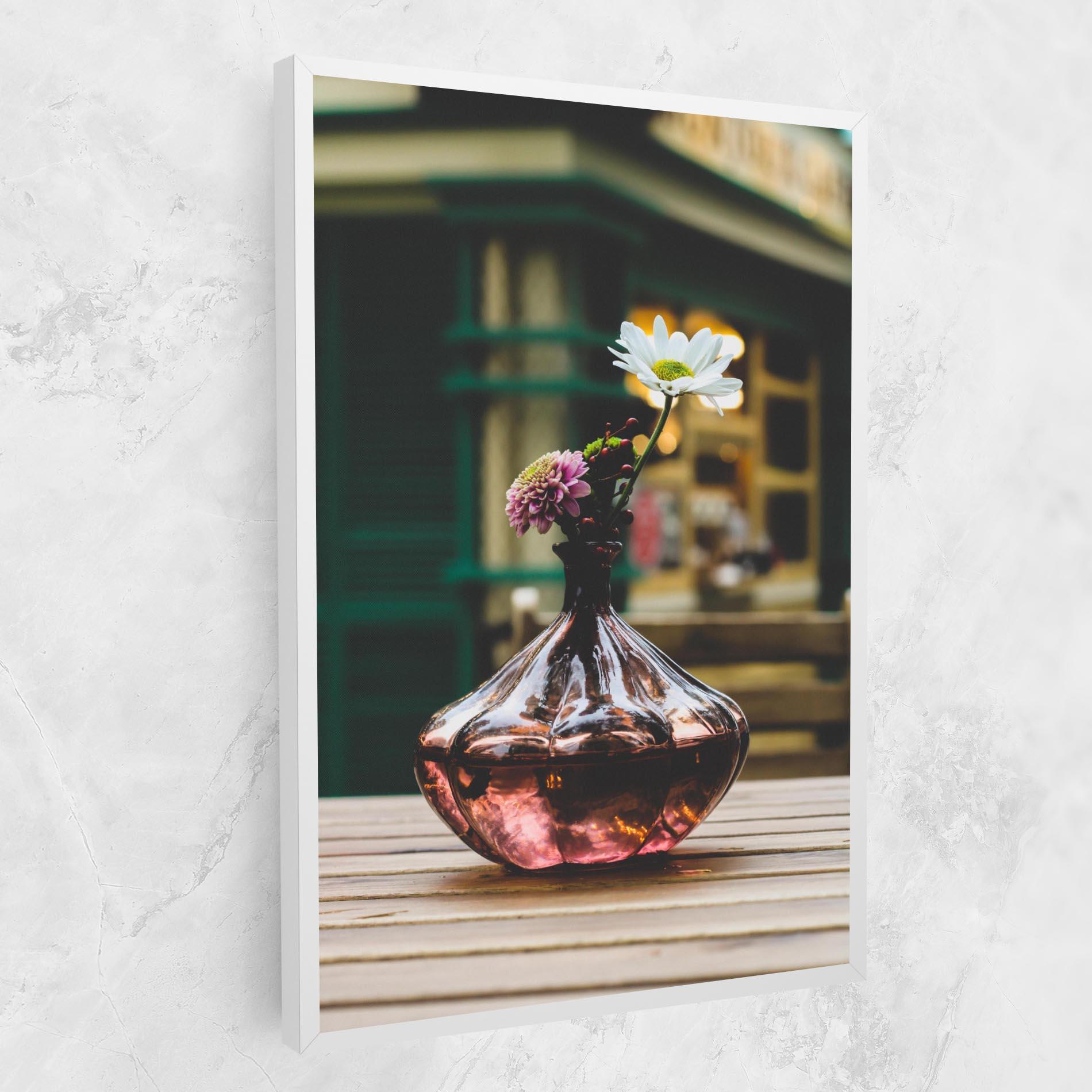 Vászonkép Pink Vase Flower mockup 1