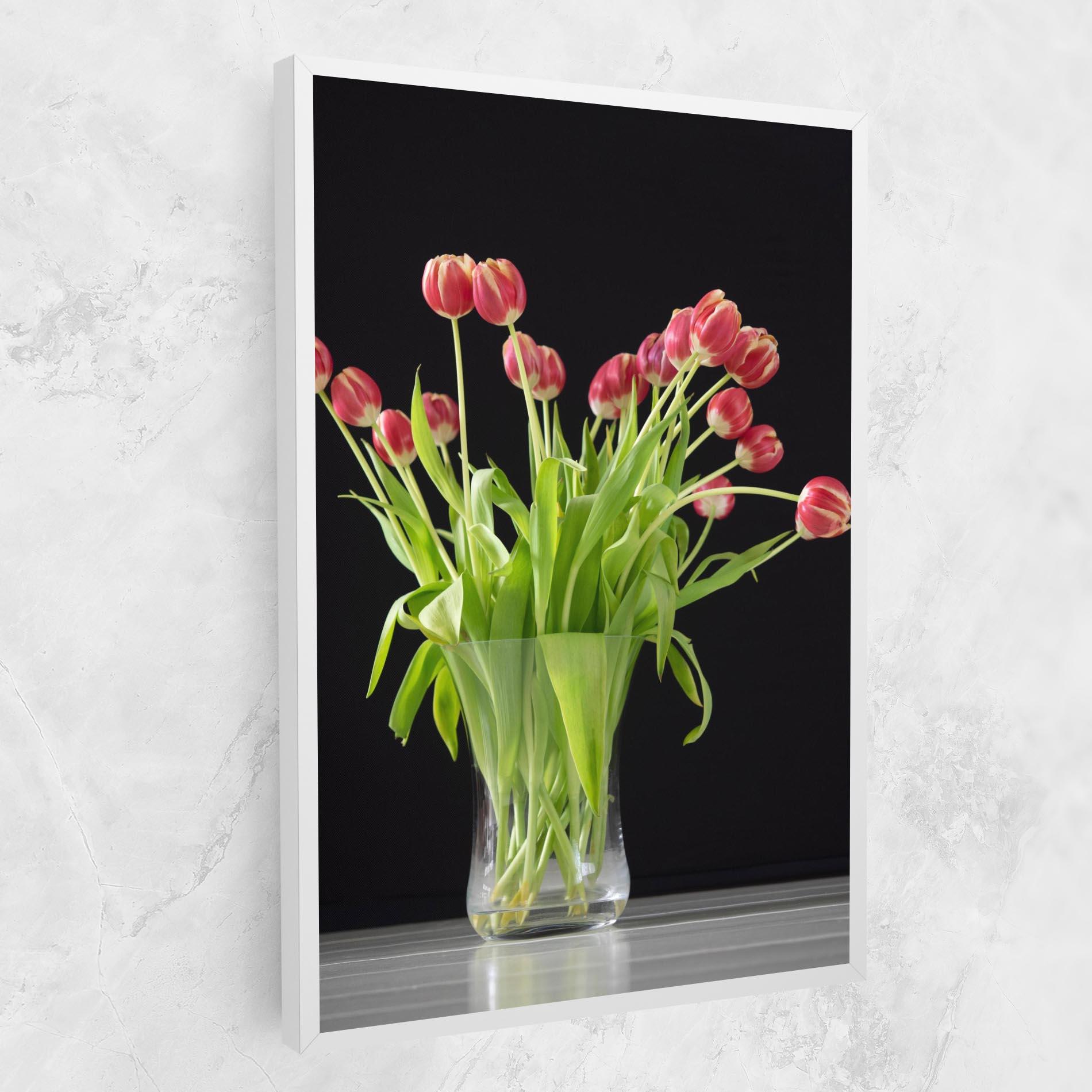 Vászonkép Tiny Tulips Vase mockup 1