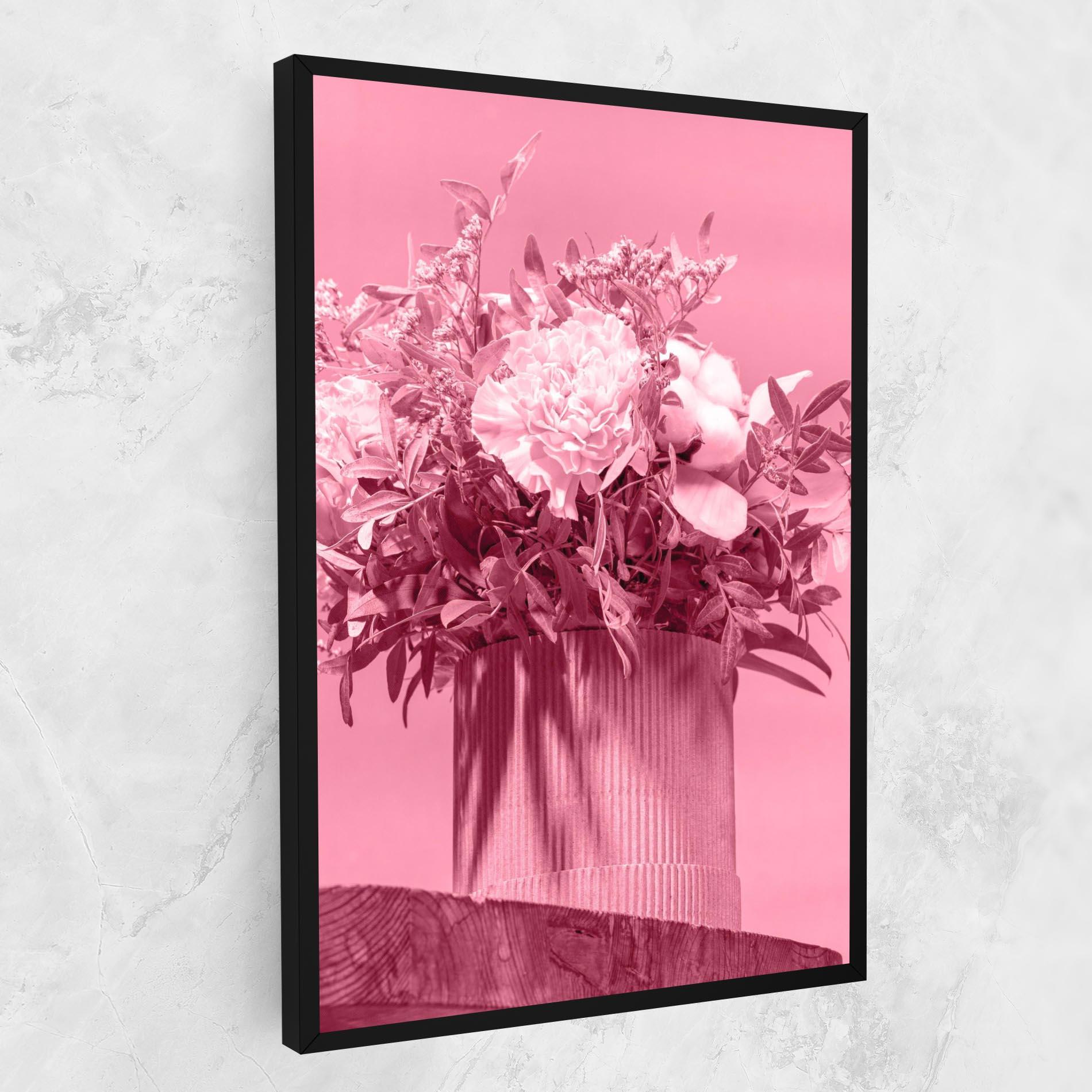 Vászonkép Pink Light Vase mockup 1