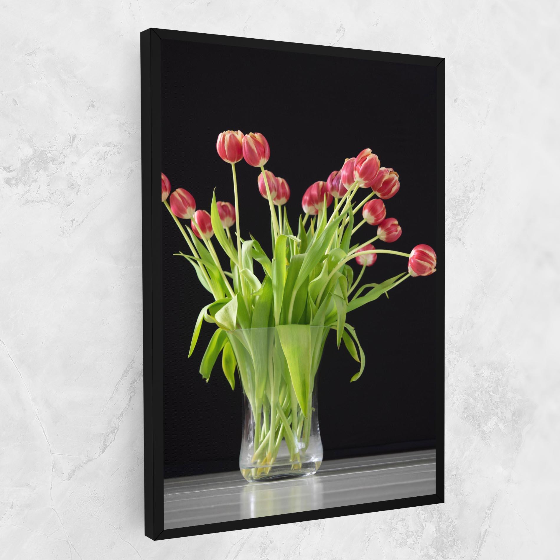 Vászonkép Tiny Tulips Vase mockup 1