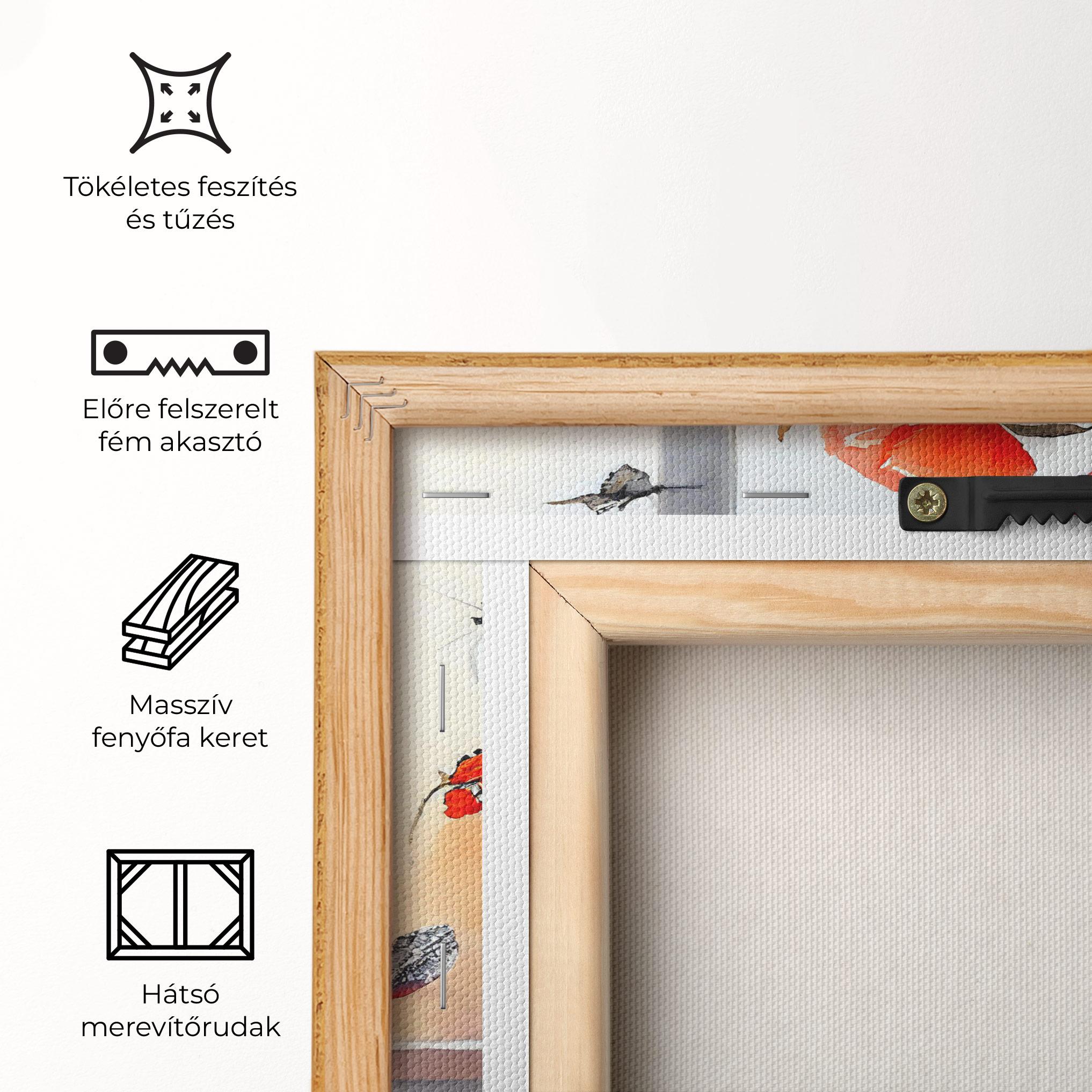 Vászonkép Poppies Vase mockup 5