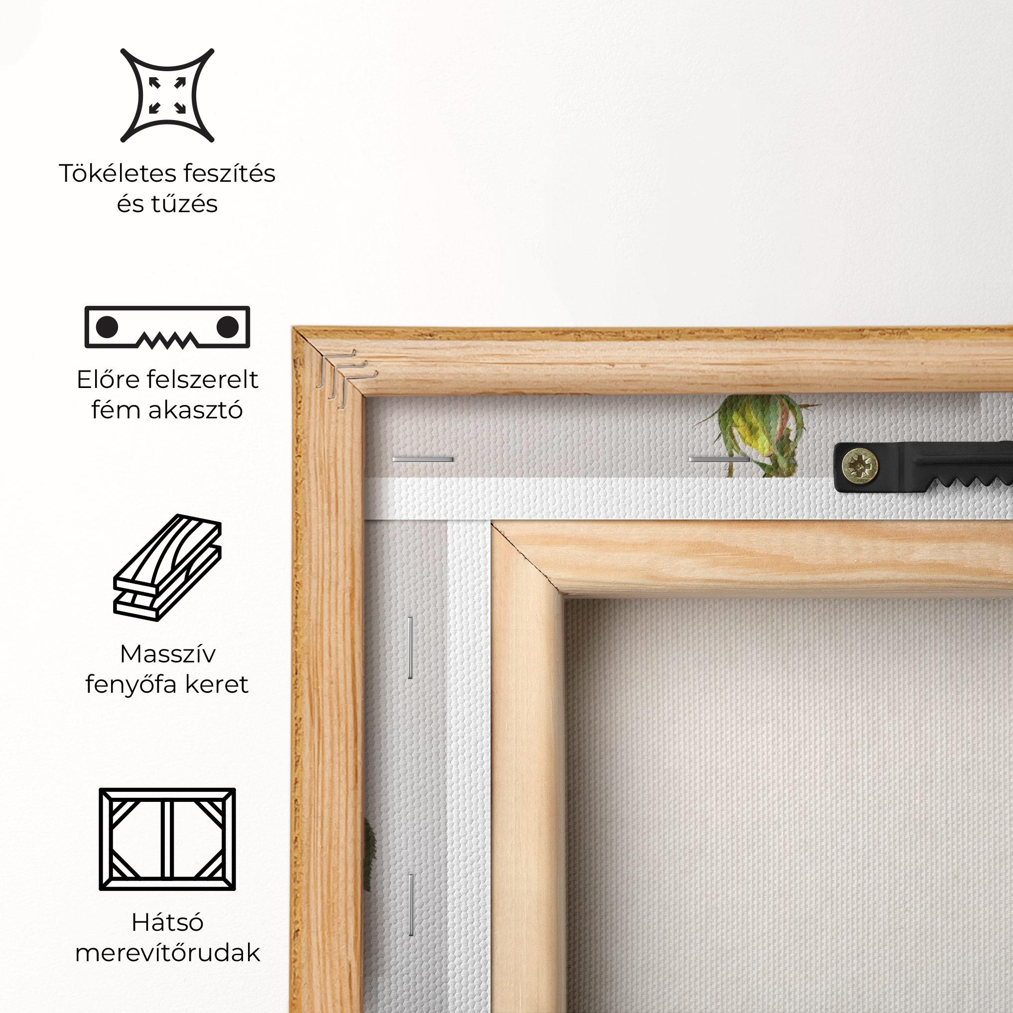 Vászonkép Roses Vase mockup 5