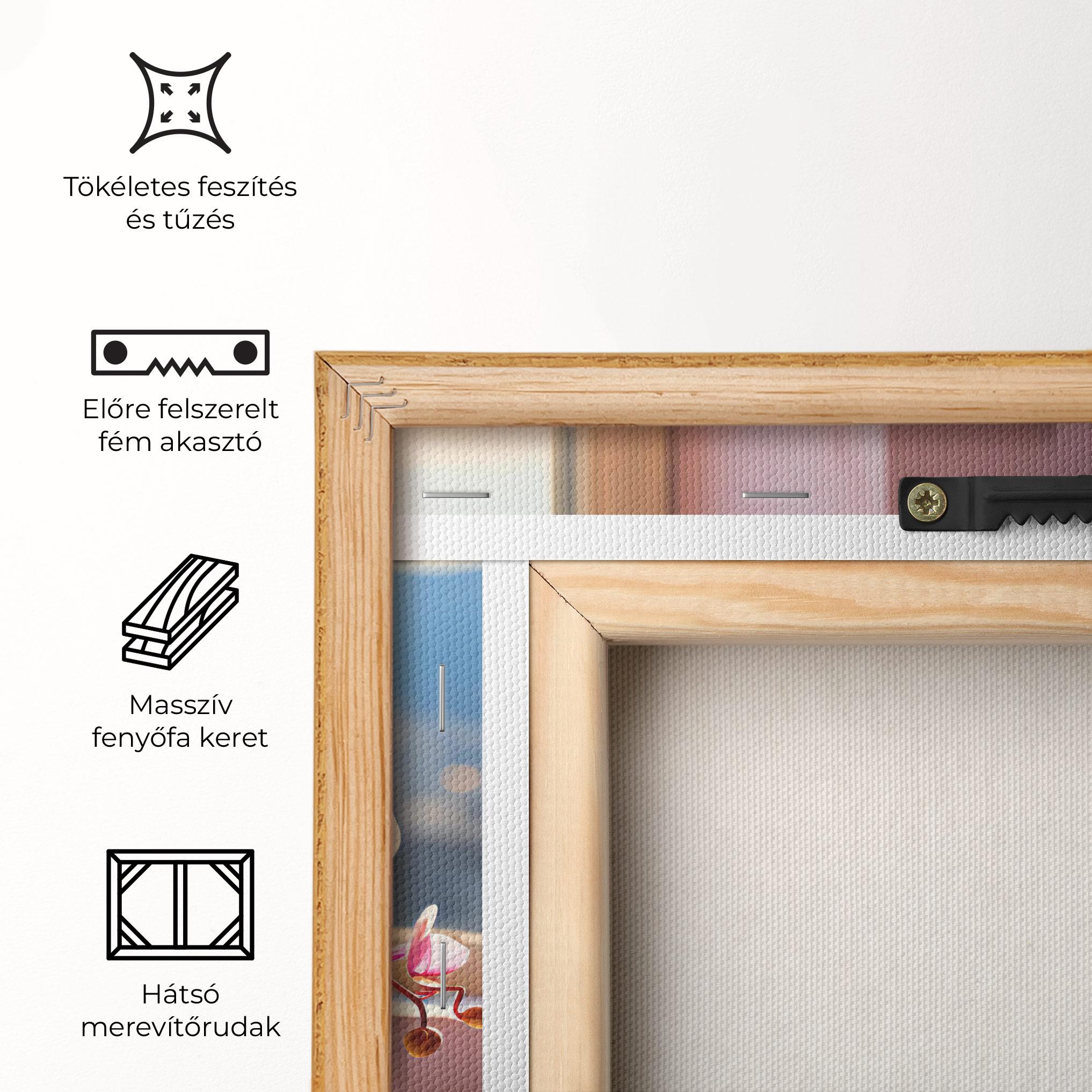 Vászonkép Window Vase mockup 5