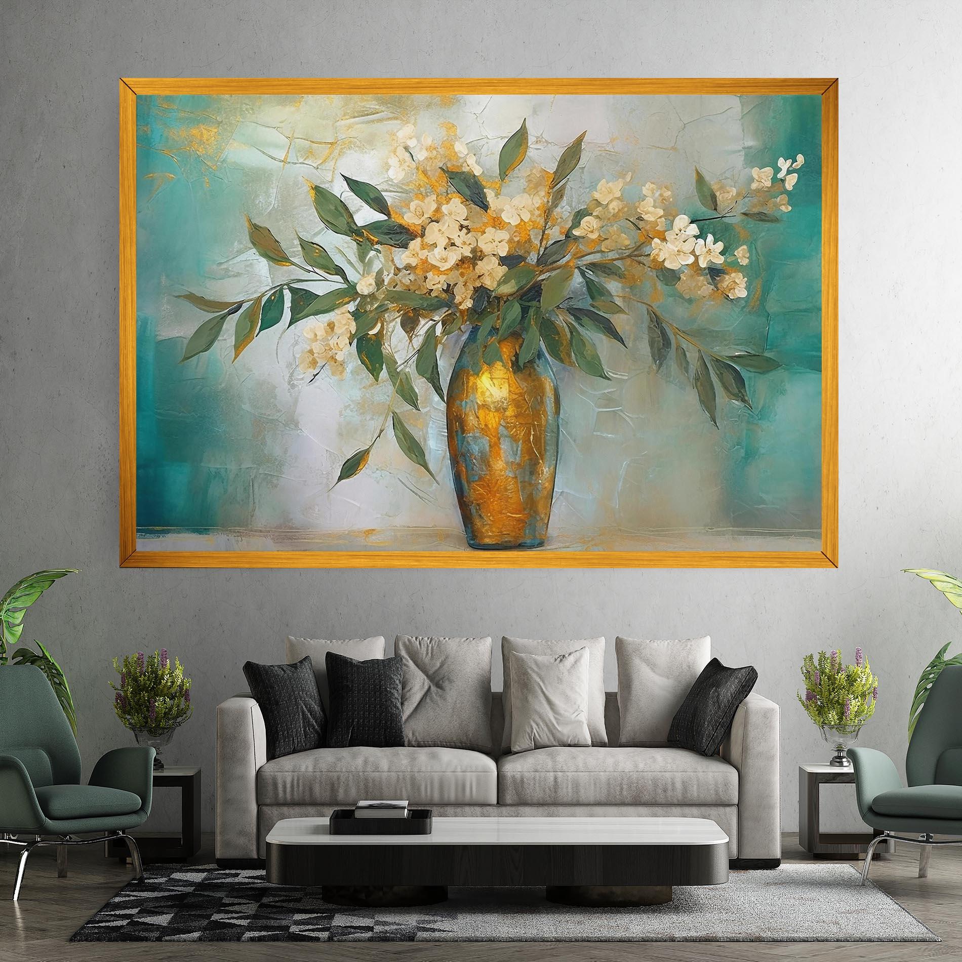 Vászonkép Abstract Vase Art mockup 7