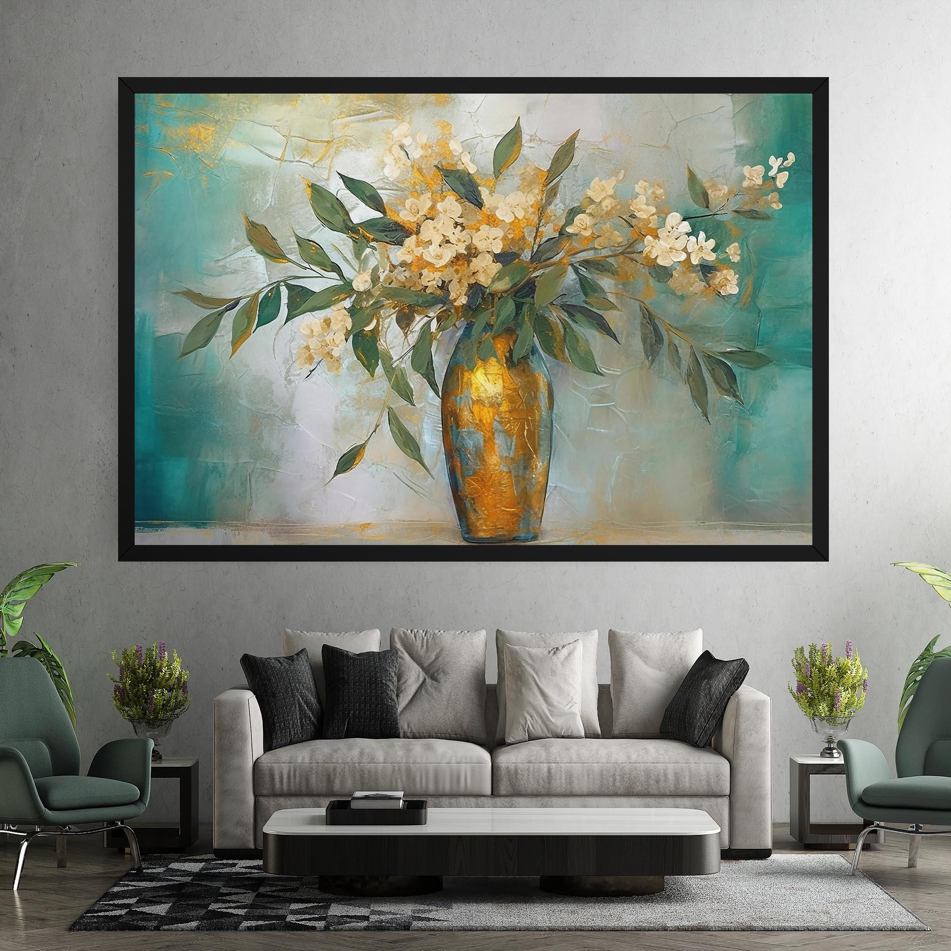 Vászonkép Abstract Vase Art mockup 7