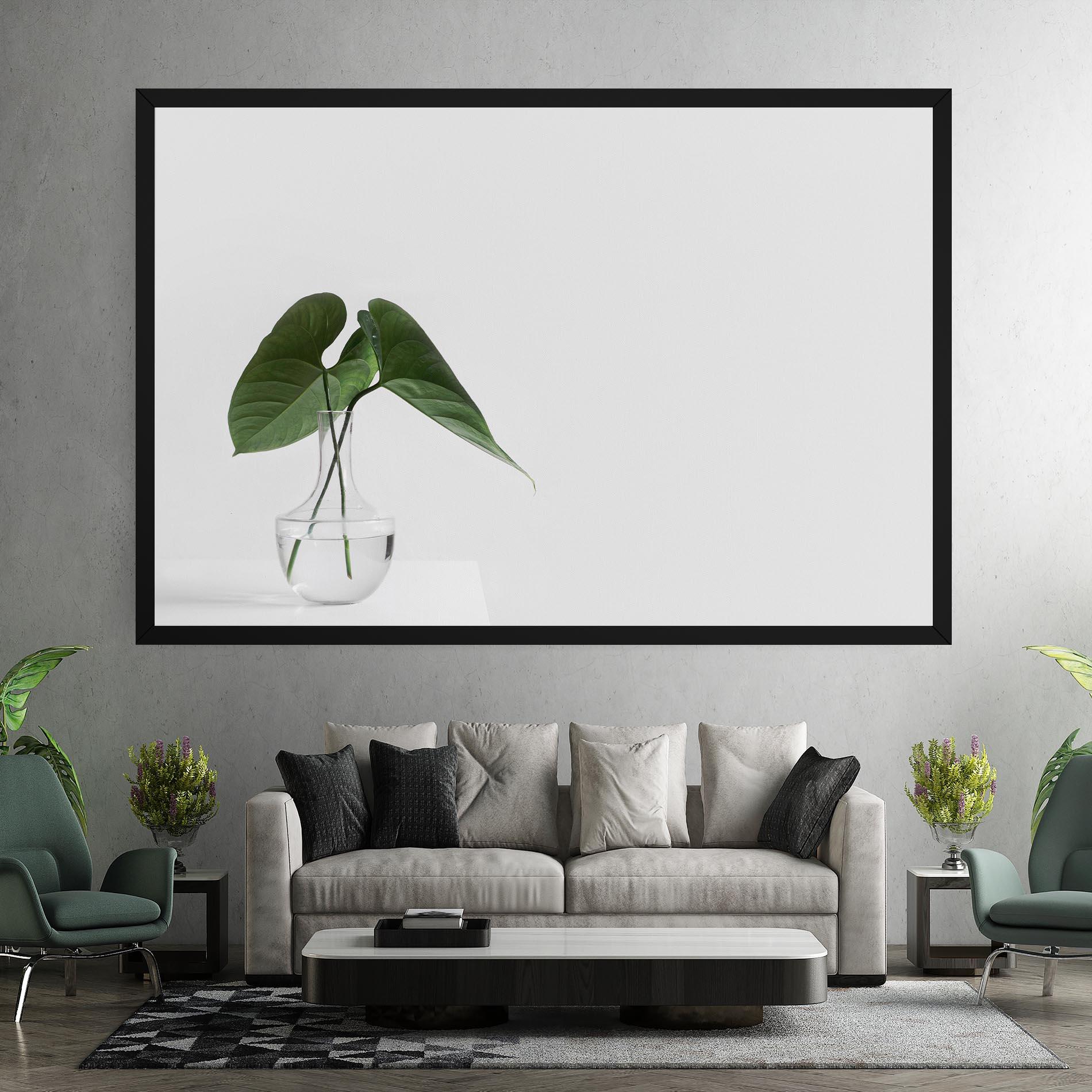 Vászonkép White Table Vase mockup 7