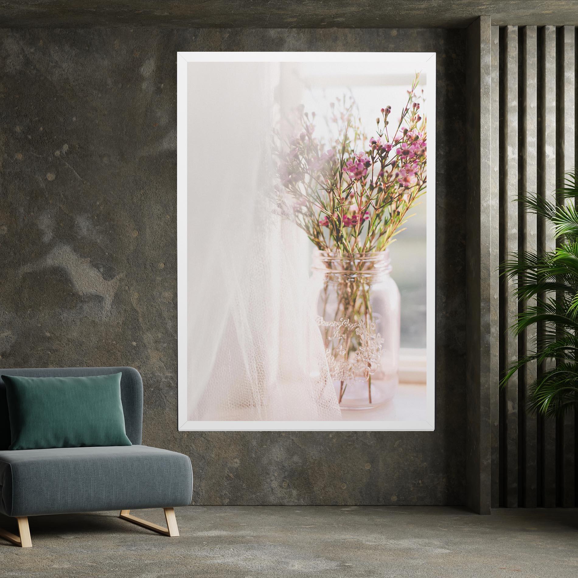 Vászonkép Field Flowers Vase mockup 7