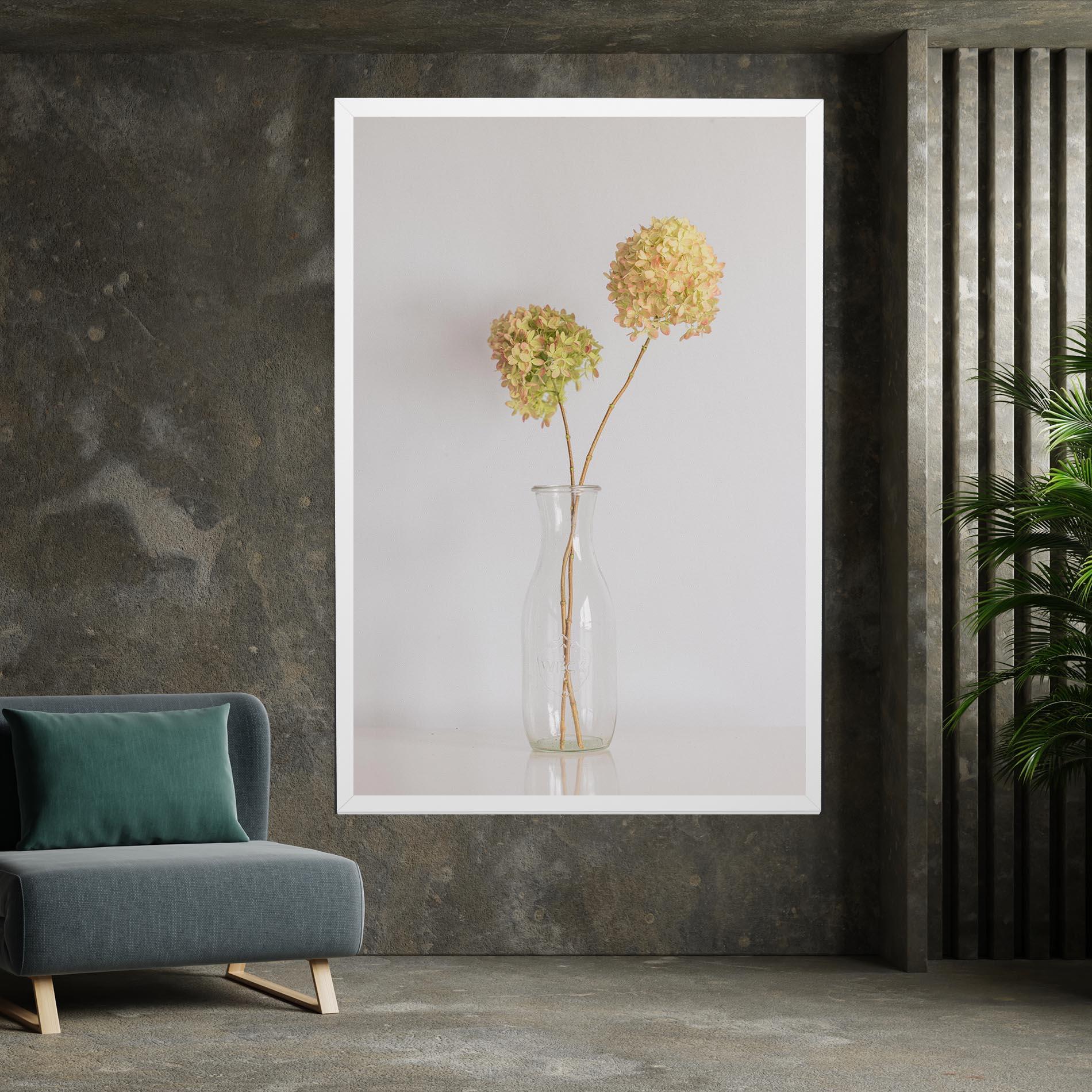 Vászonkép Pretty Flower Vase mockup 7