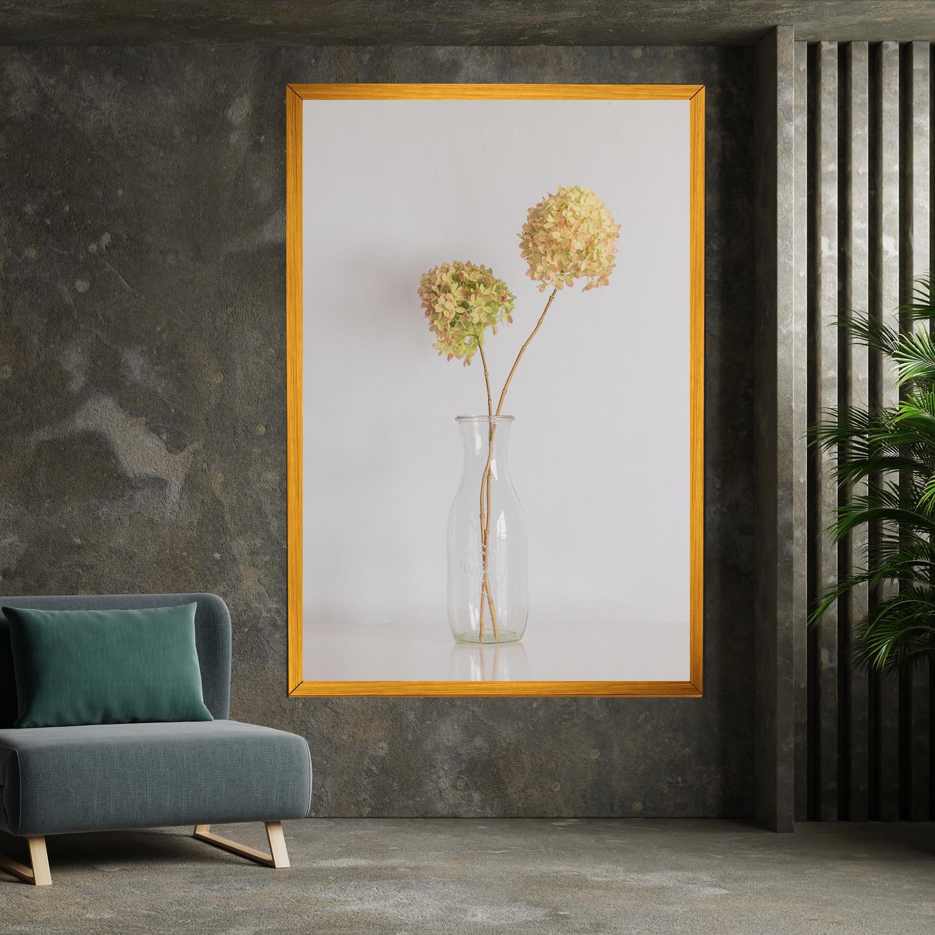 Vászonkép Pretty Flower Vase mockup 7