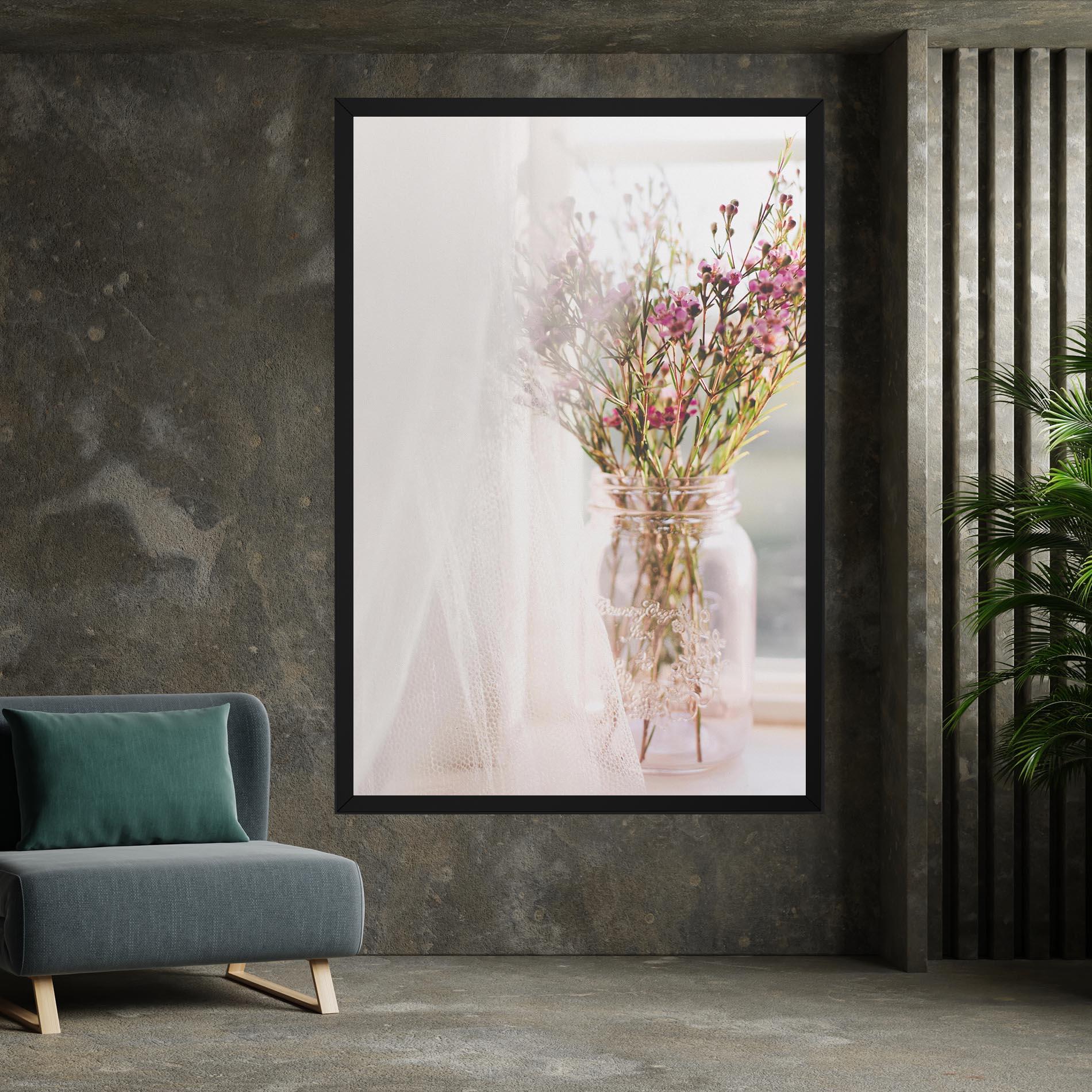 Vászonkép Field Flowers Vase mockup 7