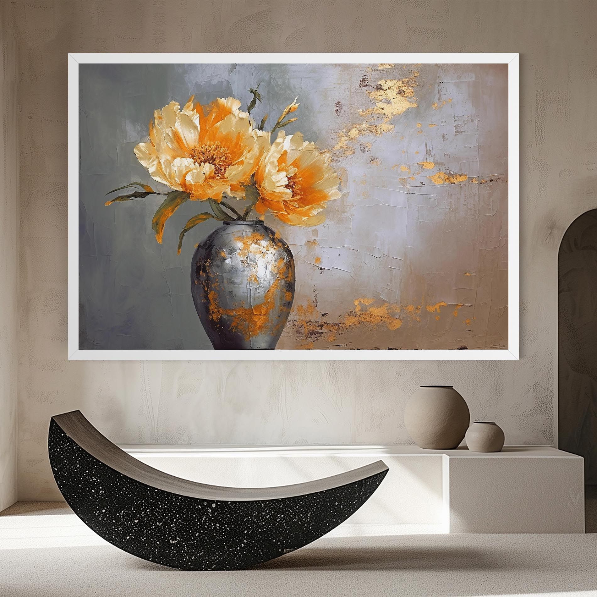 Grey Painting Vase mockup 8