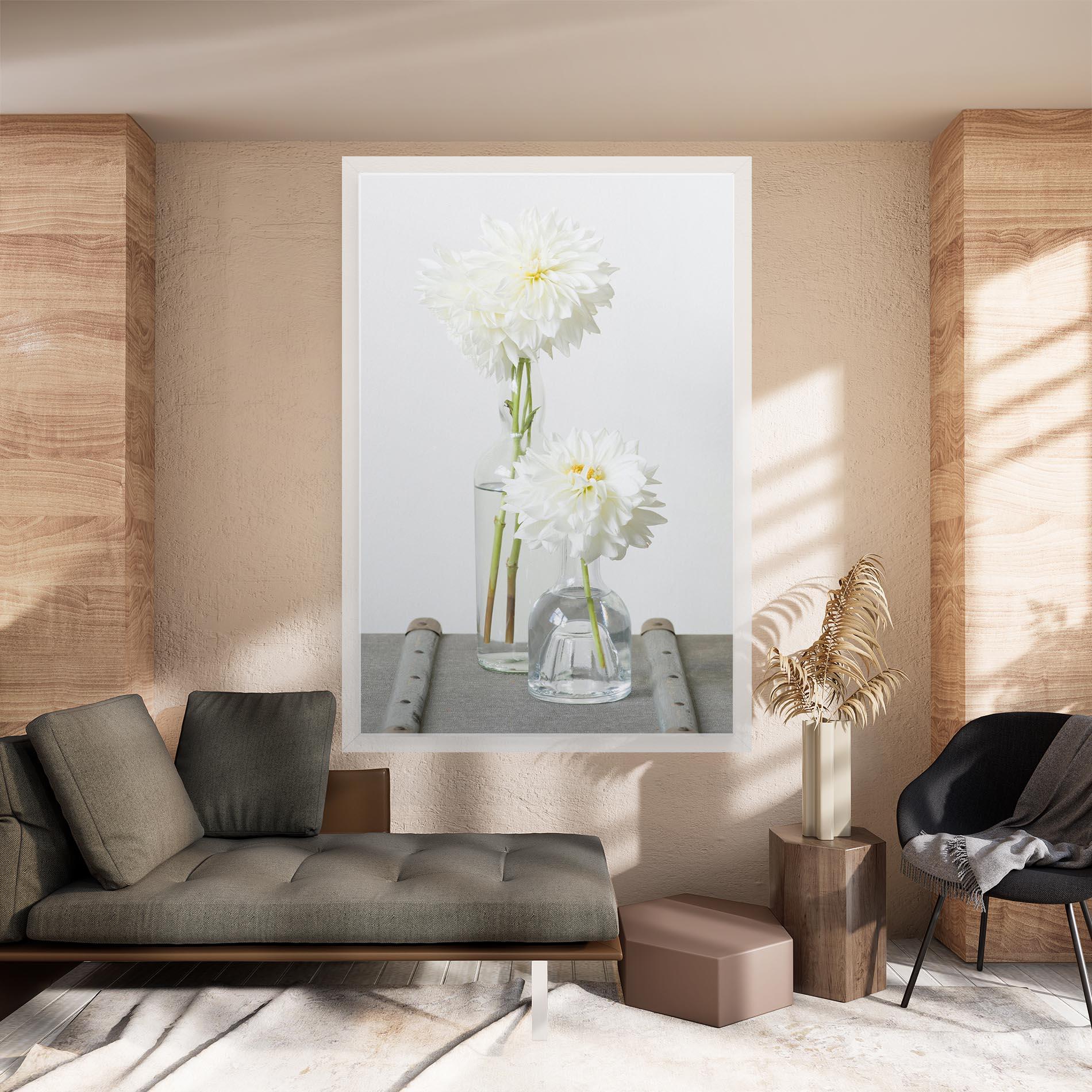 Vászonkép Big Flower Vase mockup 8