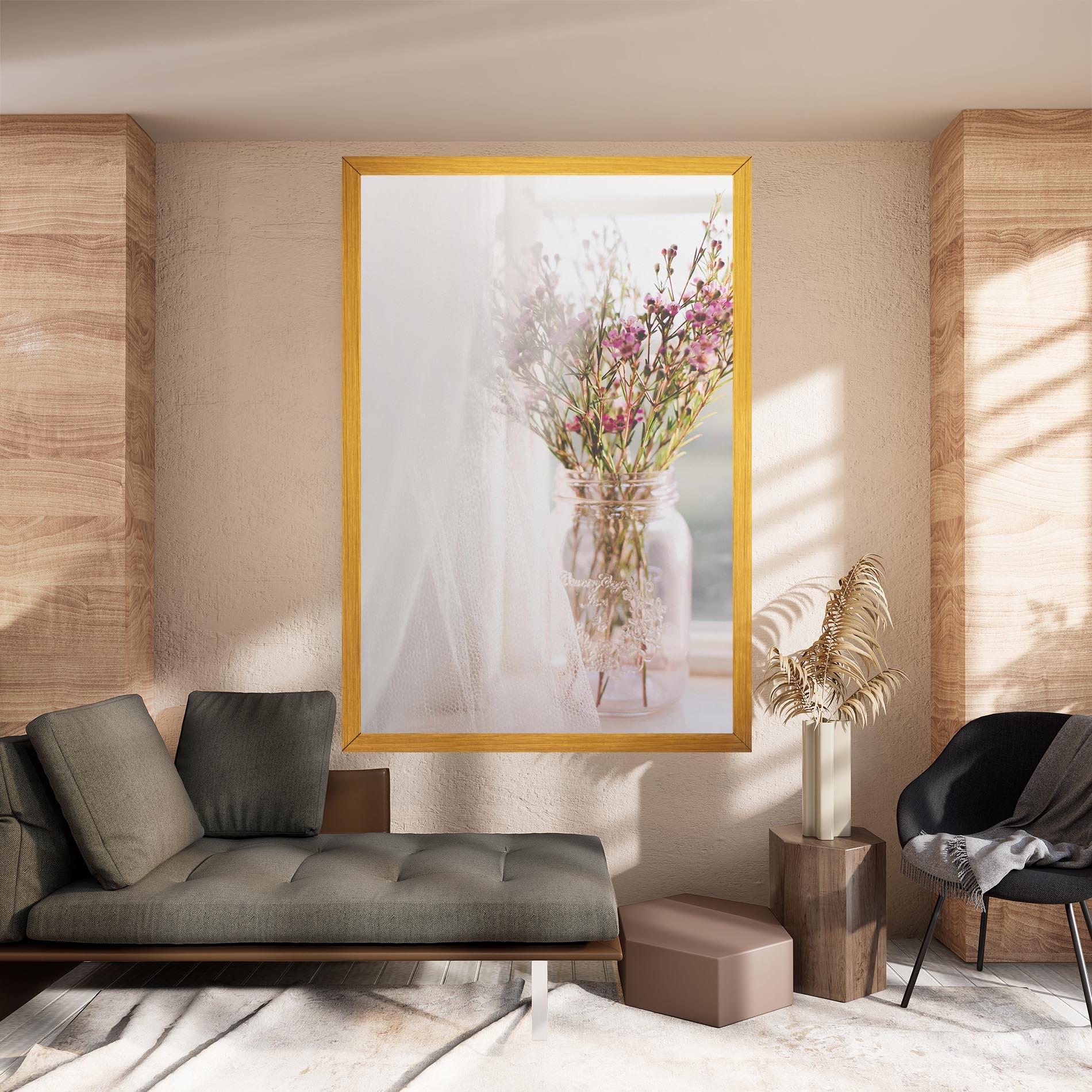 Vászonkép Field Flowers Vase mockup 8