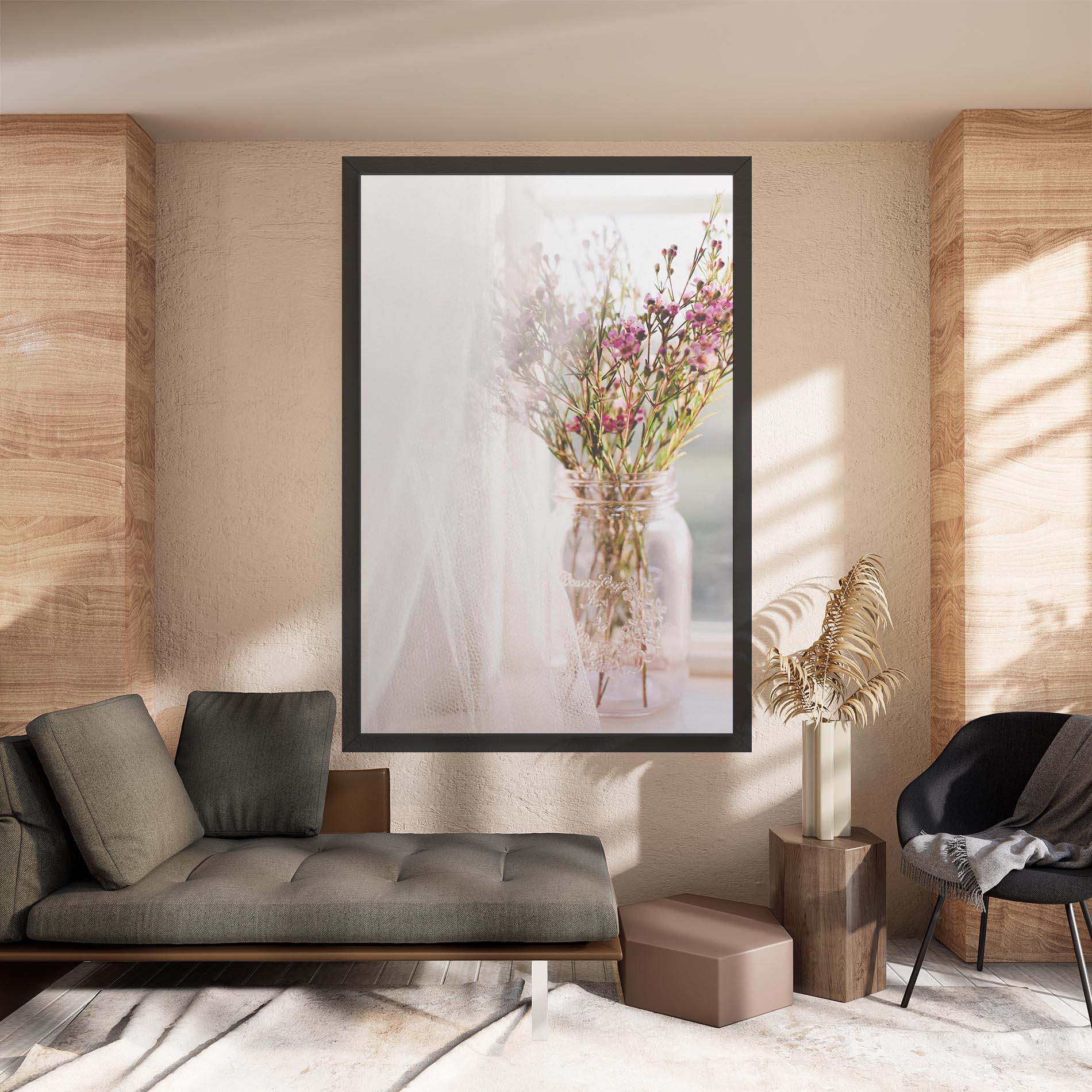 Vászonkép Field Flowers Vase mockup 8