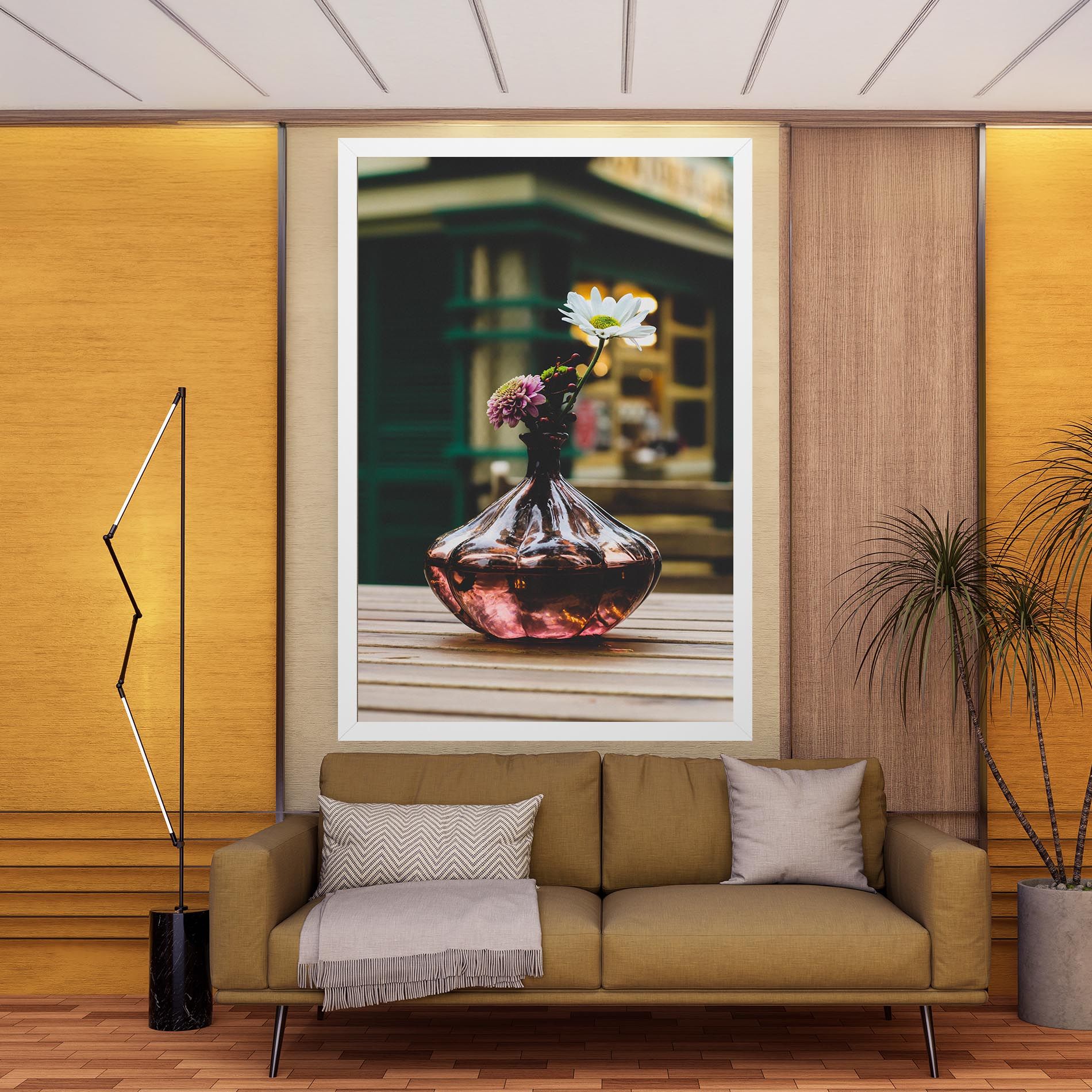 Pink Vase Flower mockup 9