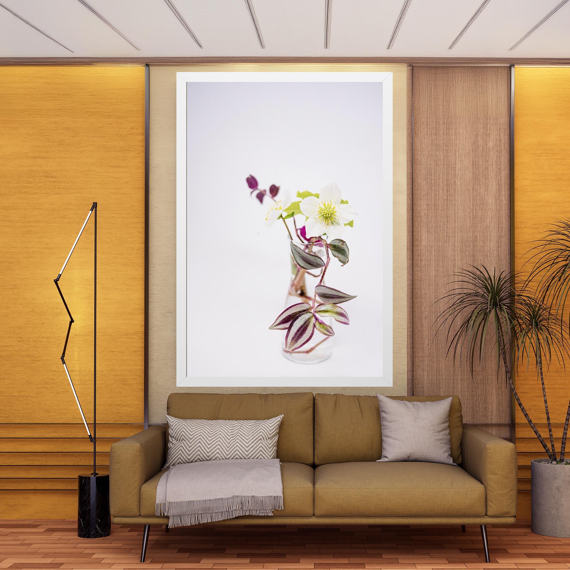 Vászonkép Pretty Leaf Vase mockup 9