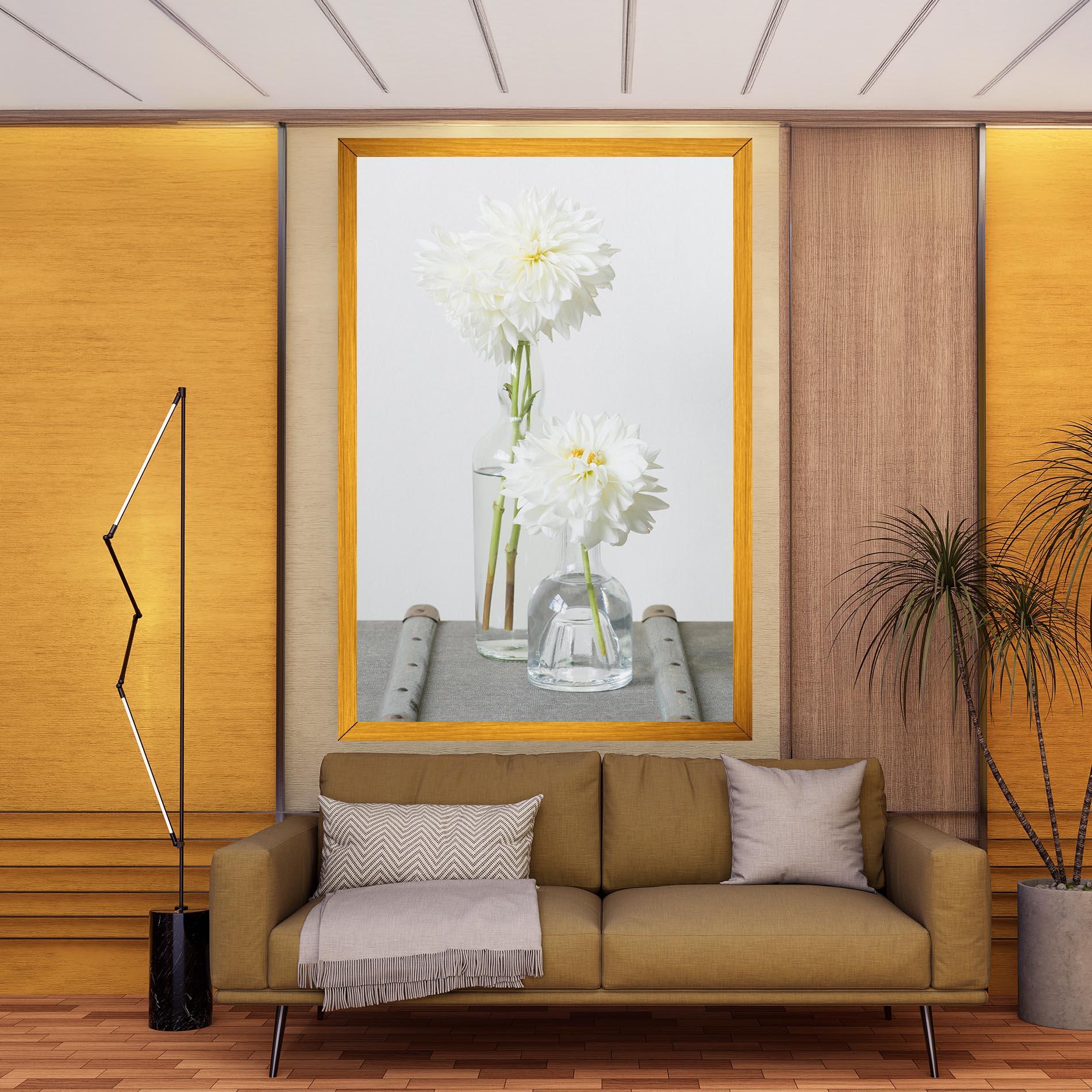 Vászonkép Big Flower Vase mockup 9