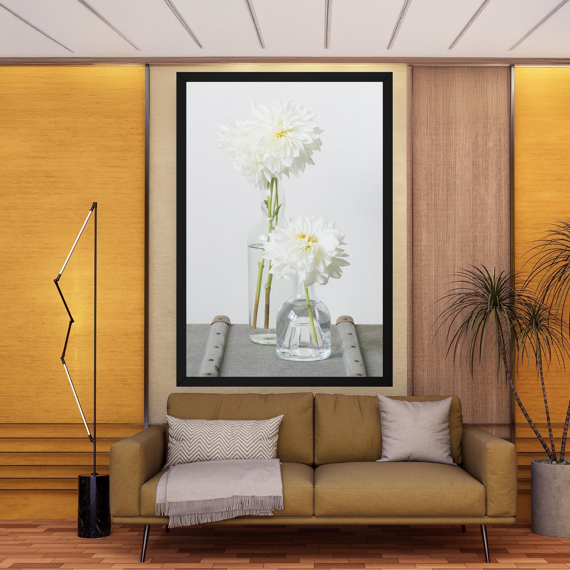 Vászonkép Big Flower Vase mockup 9