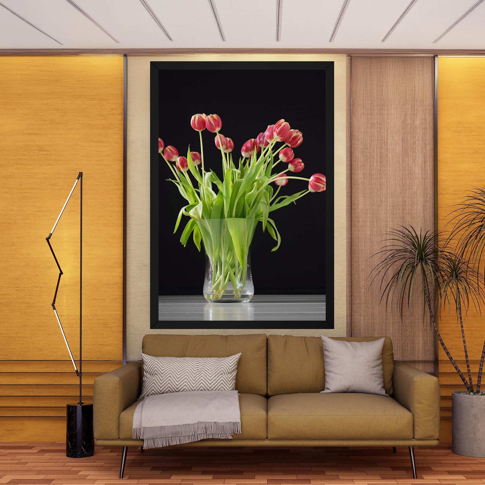 Vászonkép Tiny Tulips Vase mockup 9