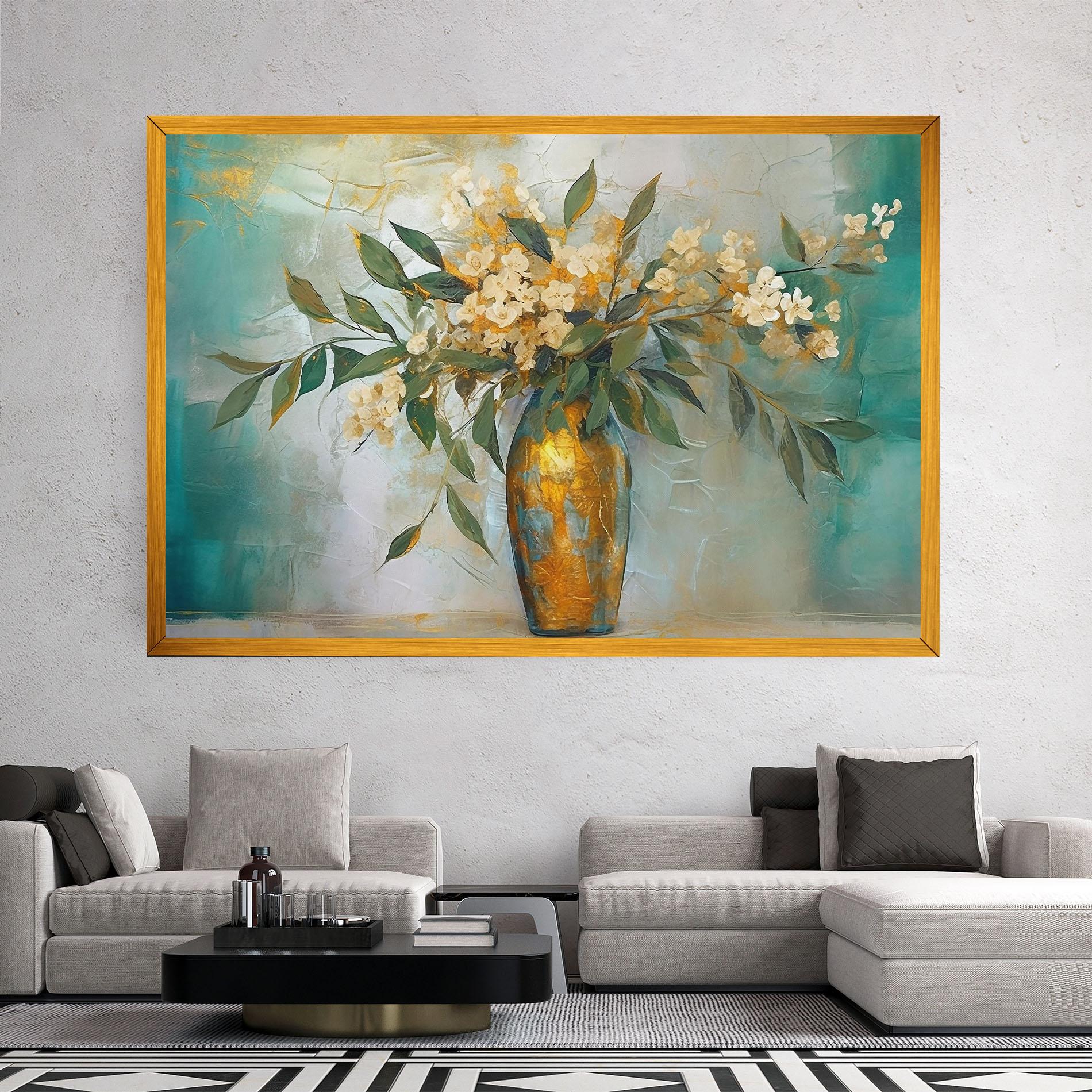 Vászonkép Abstract Vase Art mockup 2