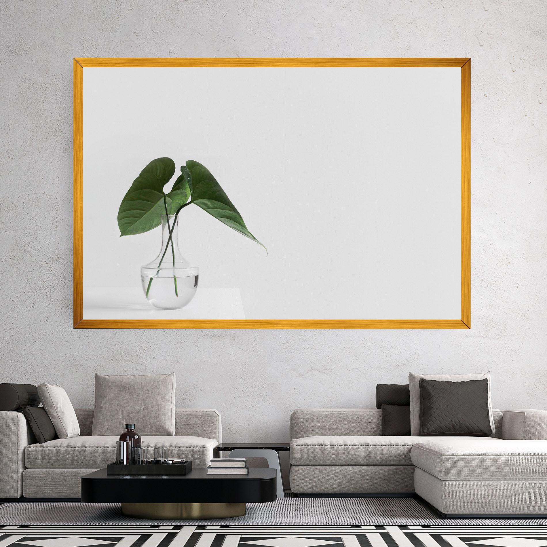 Vászonkép White Table Vase mockup 2