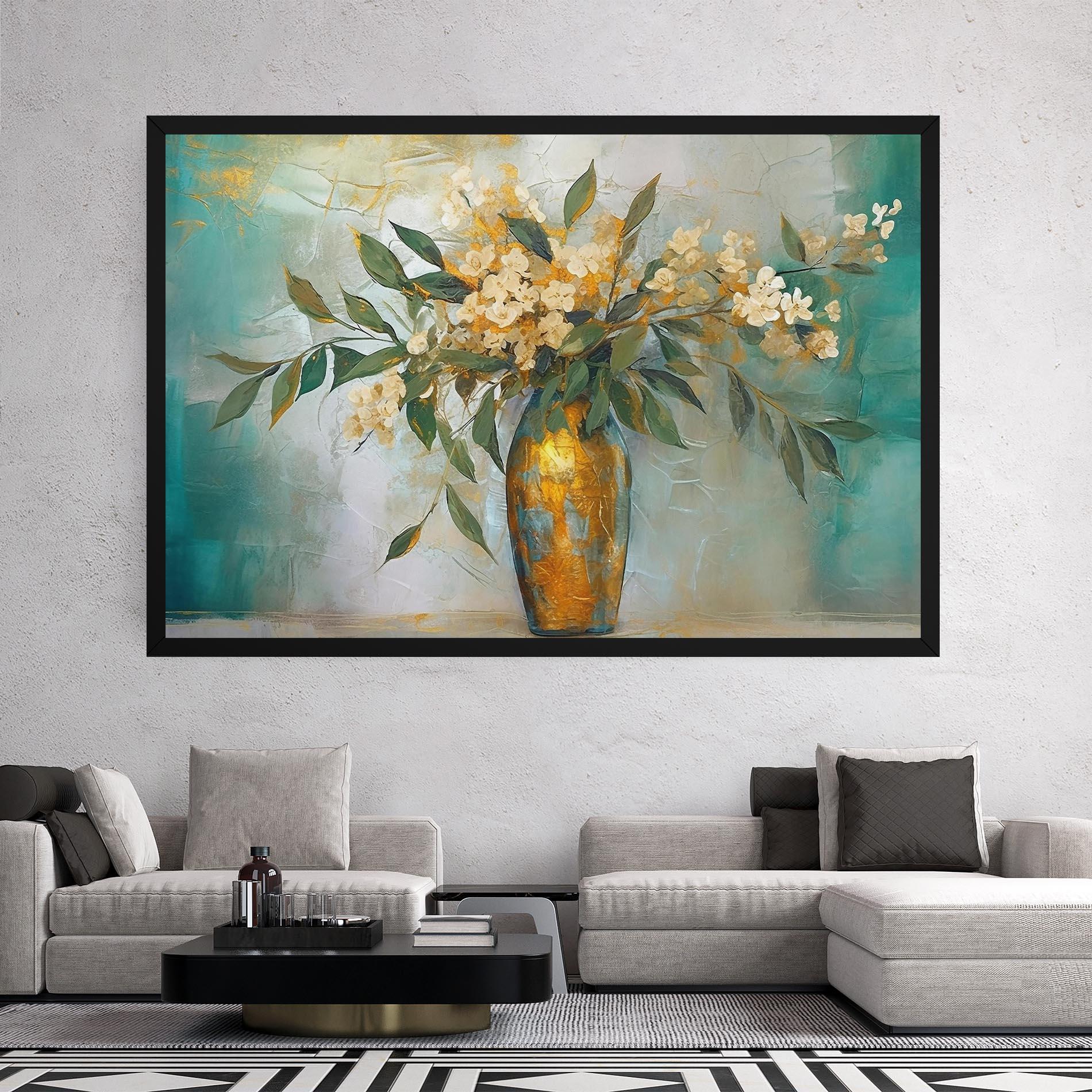 Vászonkép Abstract Vase Art mockup 2