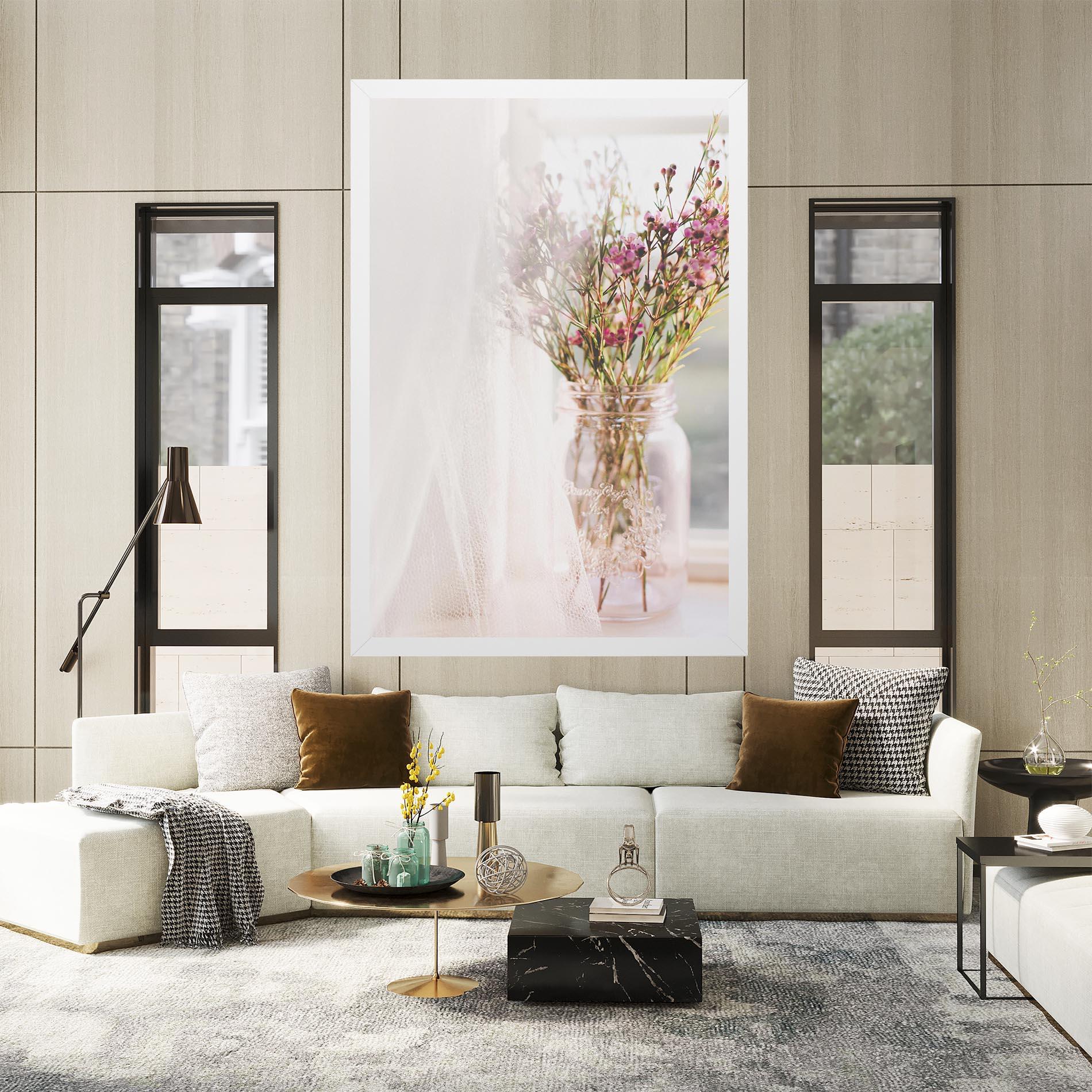 Vászonkép Field Flowers Vase mockup 2