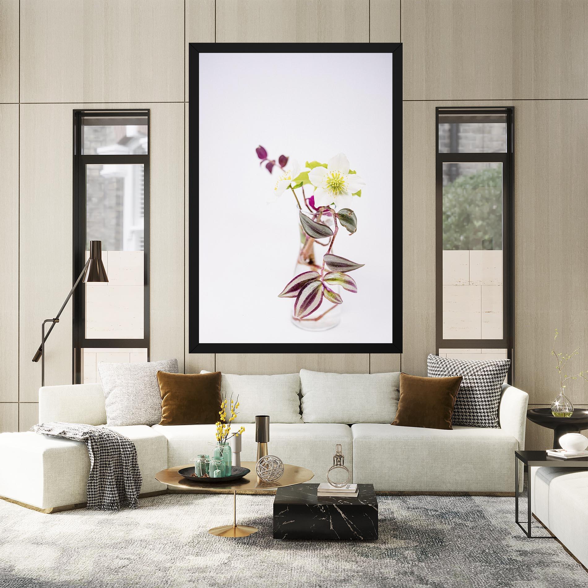 Vászonkép Pretty Leaf Vase mockup 2