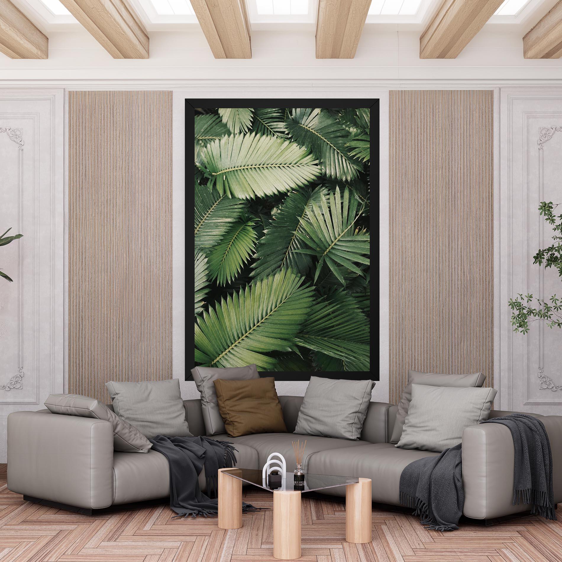 Vászonkép Green Leaves mockup 6