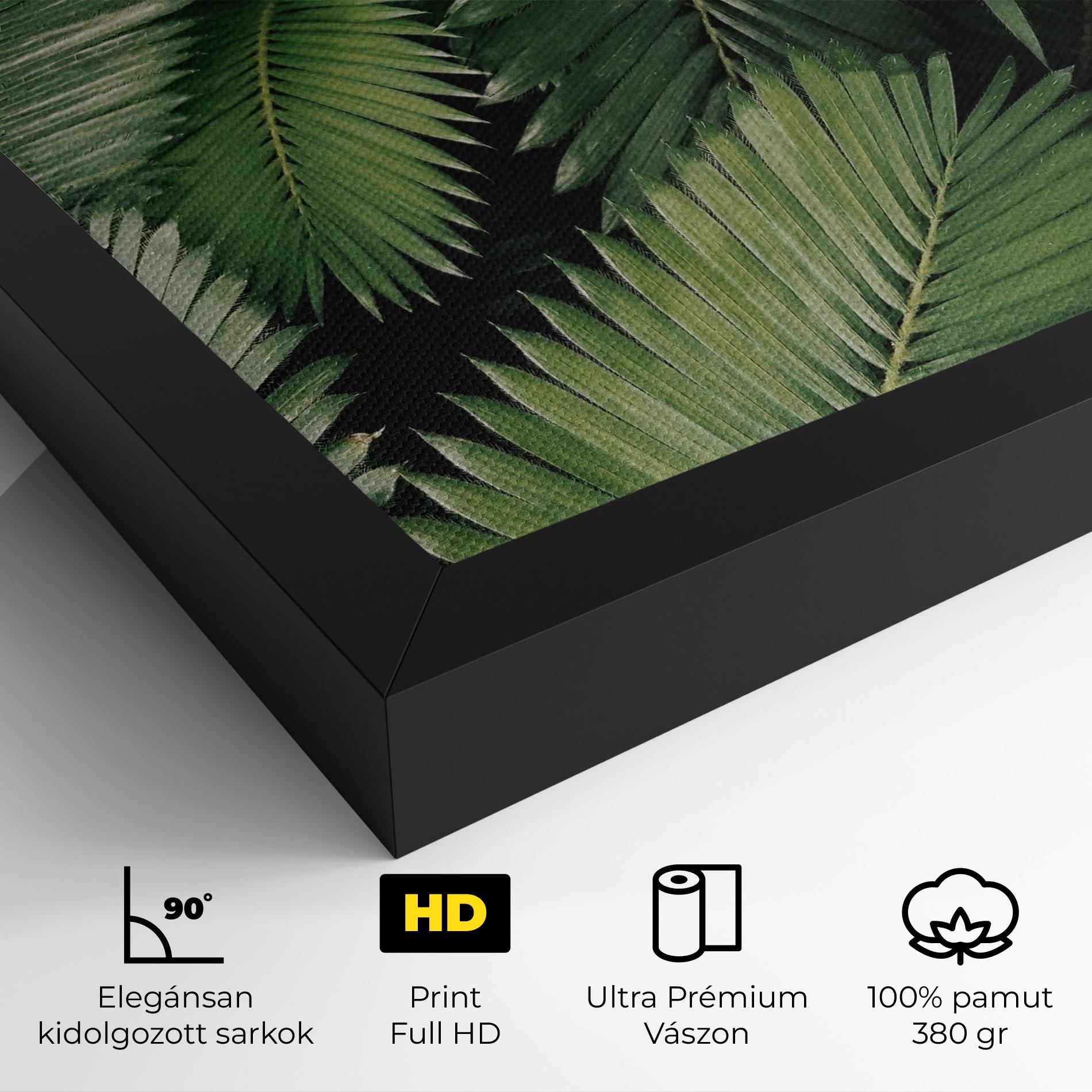 Vászonkép Green Leaves mockup 4