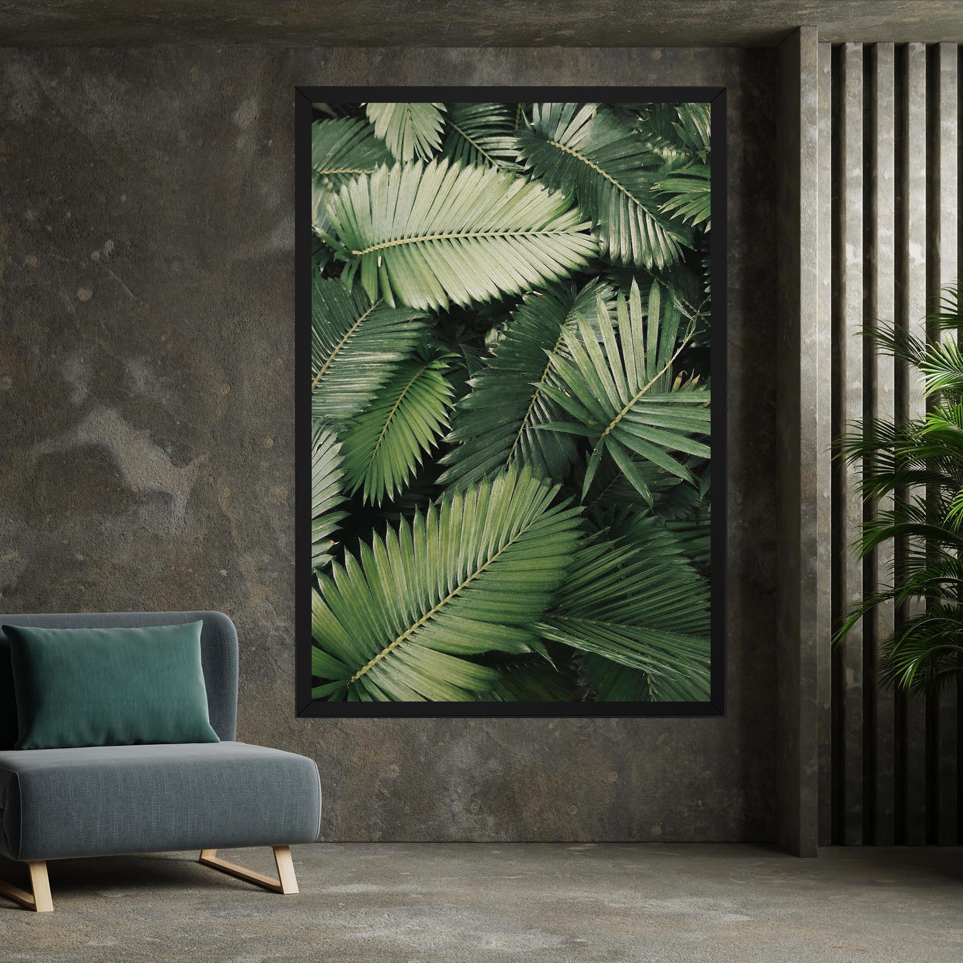 Vászonkép Green Leaves mockup 7