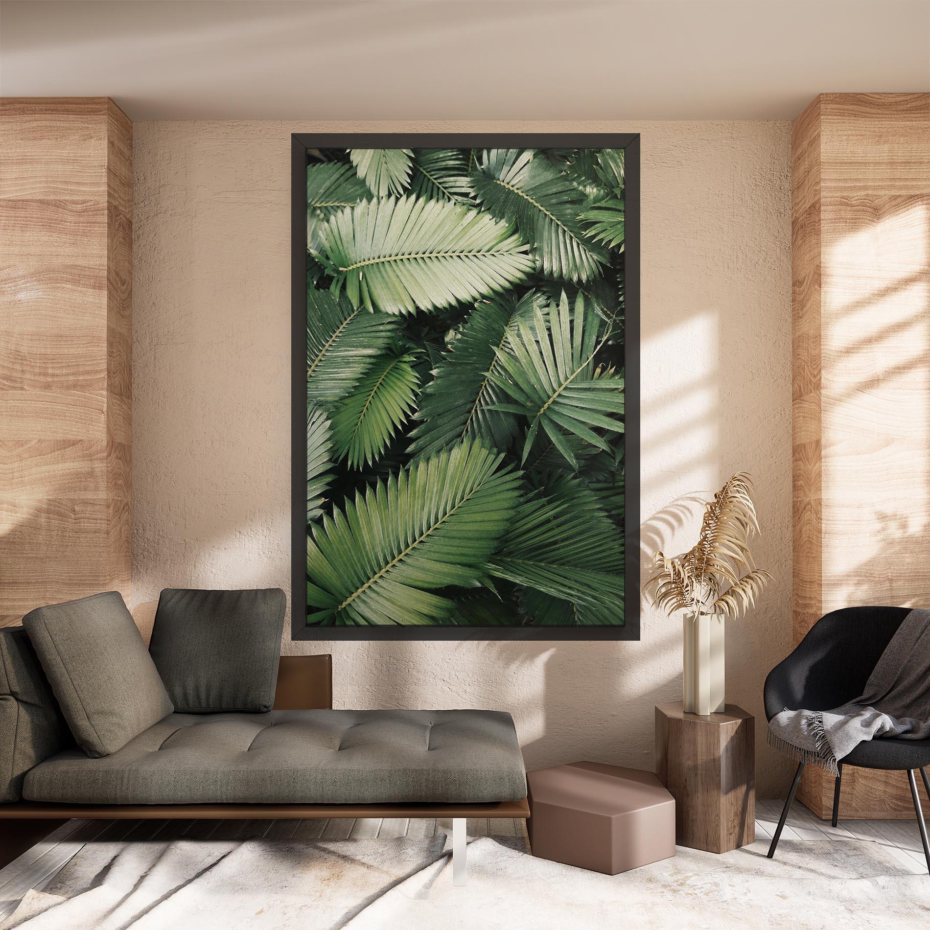 Vászonkép Green Leaves mockup 8