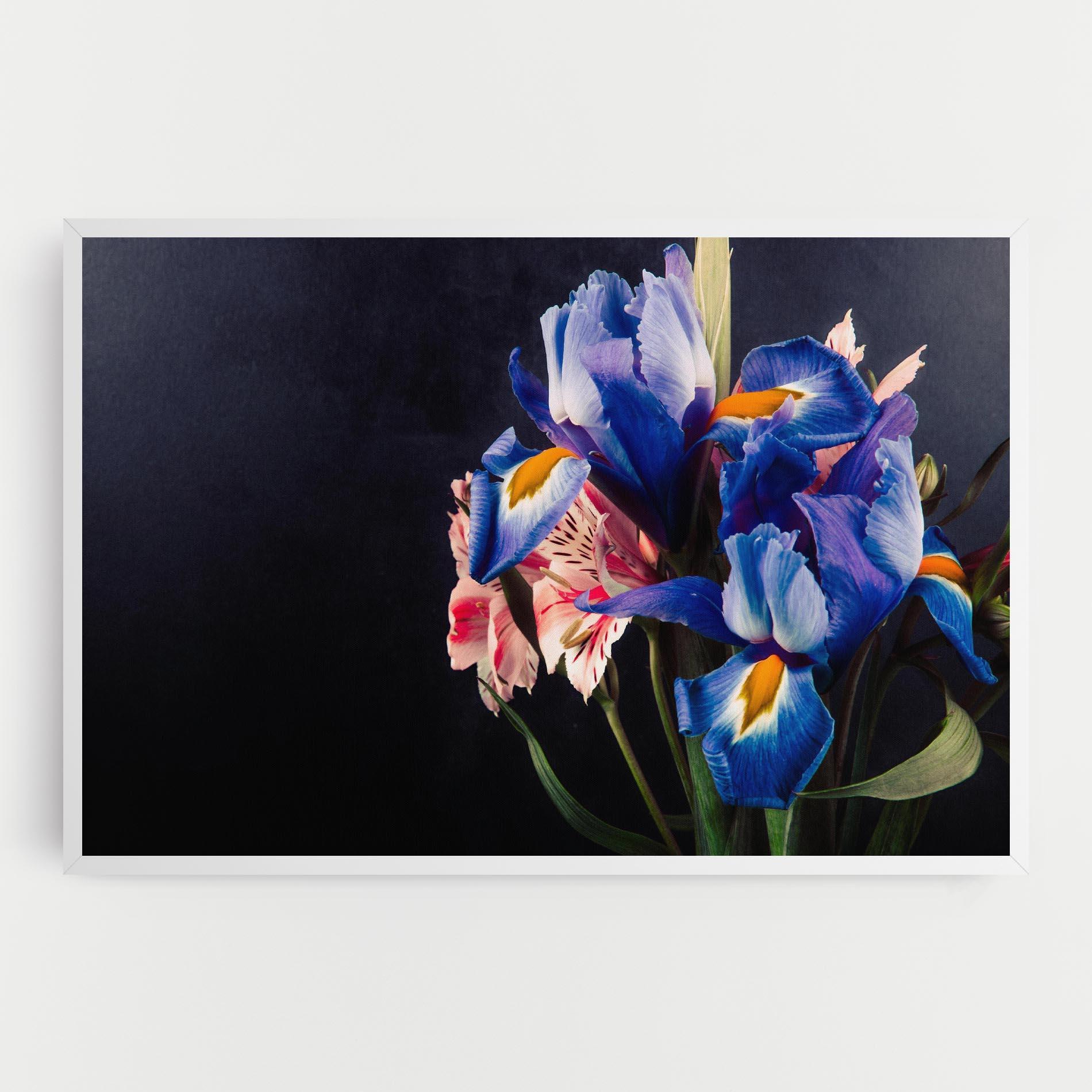 Vászonkép Iris Bouquet mockup 0