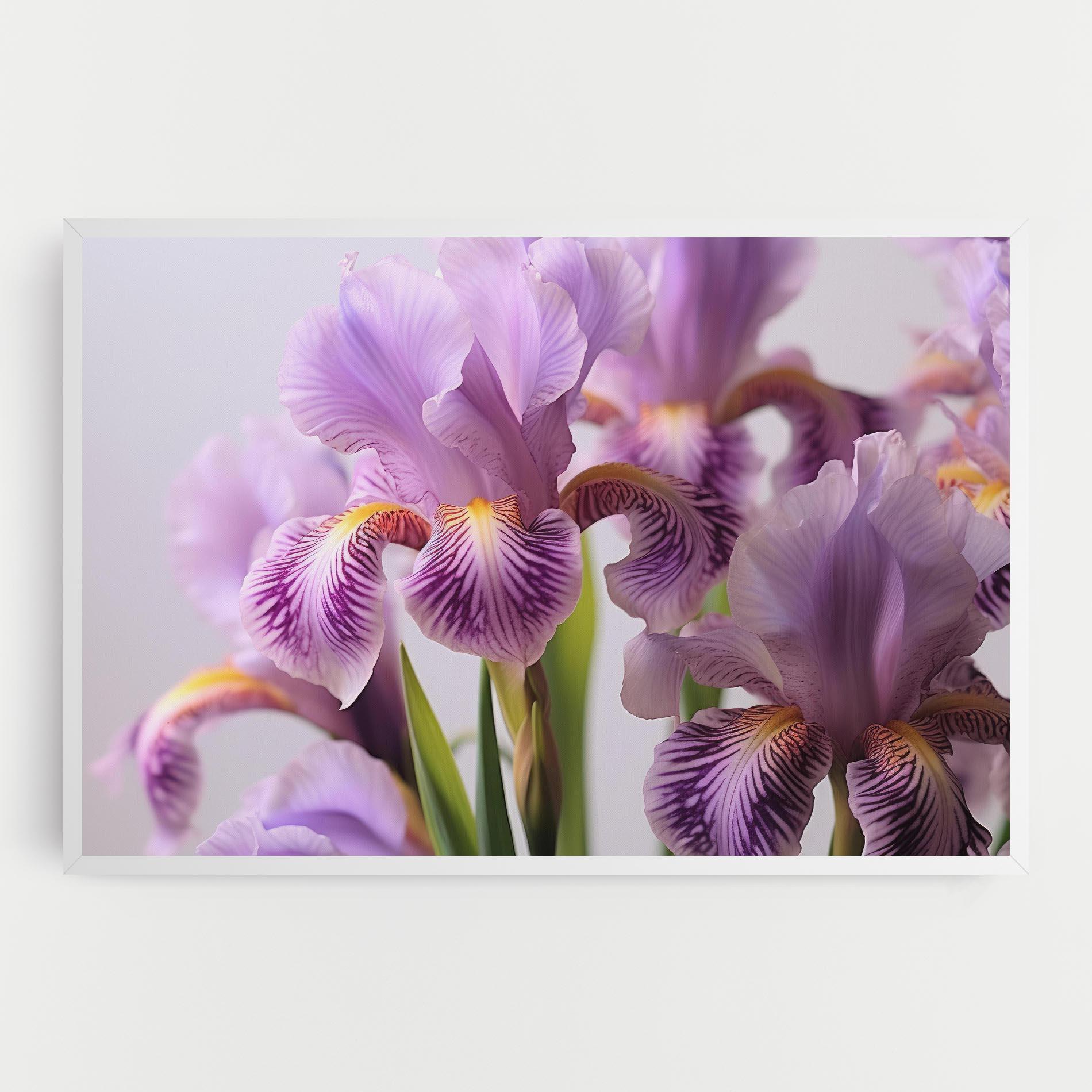 Vászonkép Iris In Vase mockup 0
