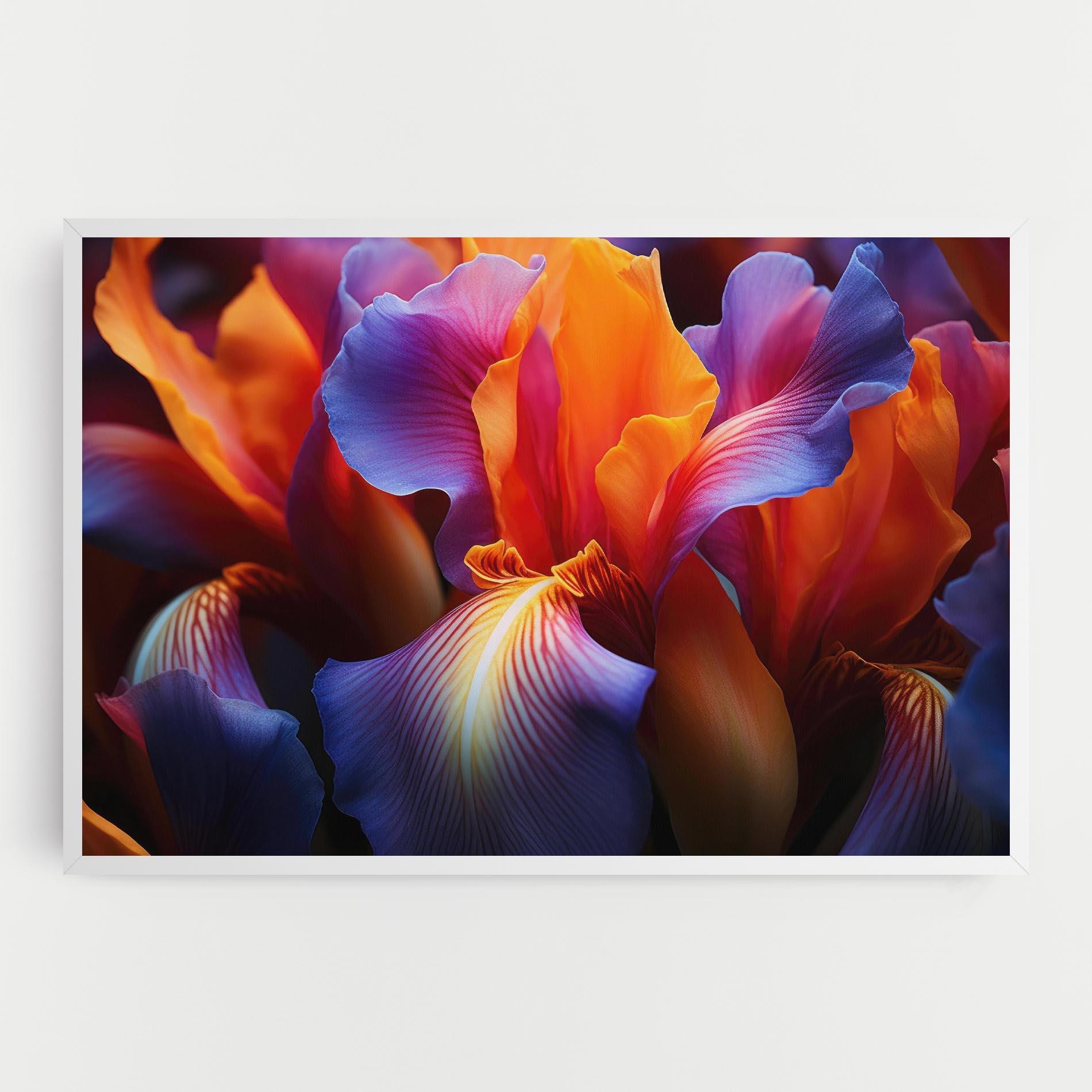 Vászonkép Orange Purple Iris mockup 0