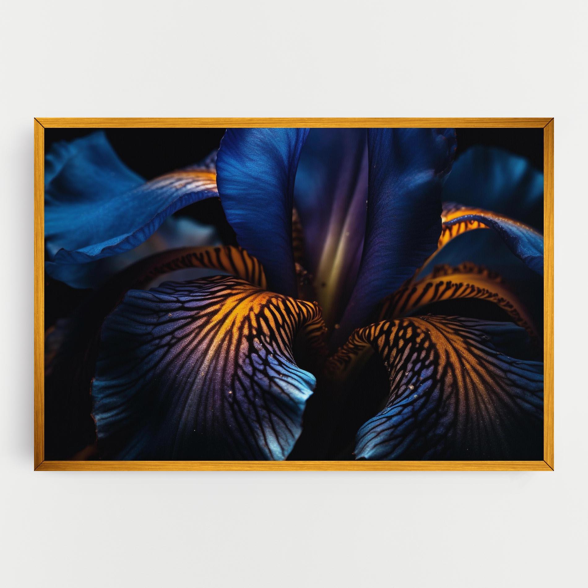 Vászonkép Dark Yellow Iris mockup 0