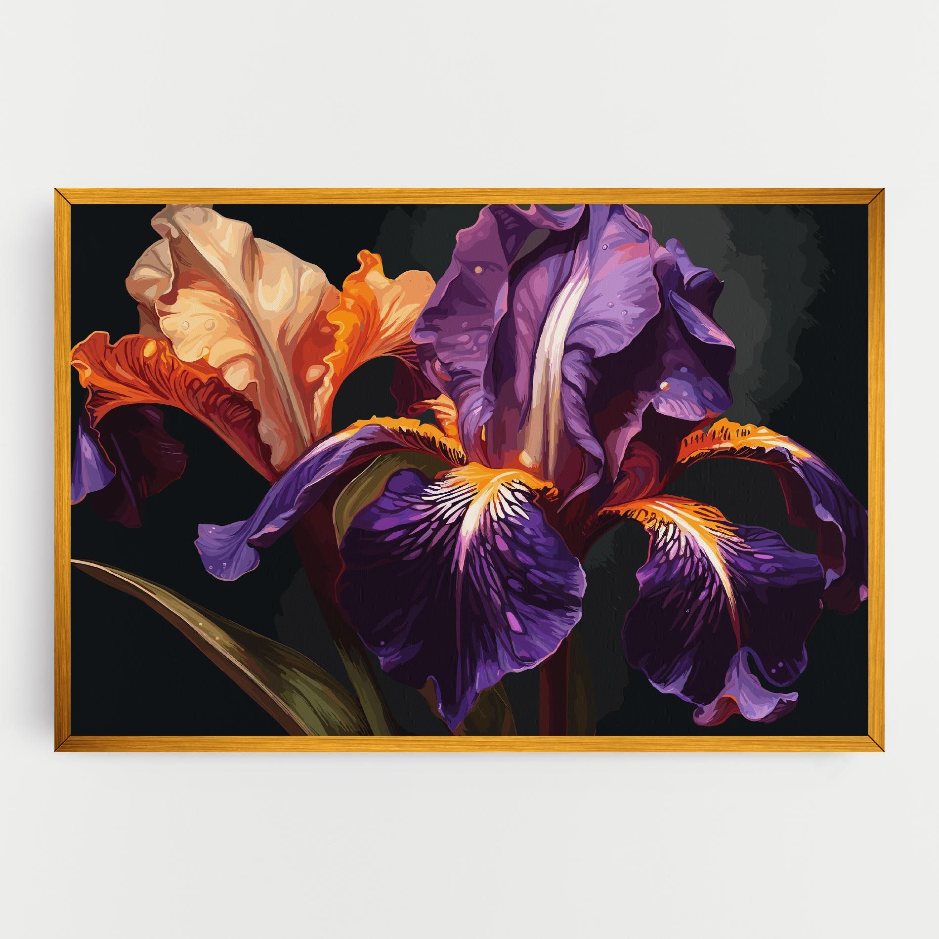 Purple Orange Iris mockup 0