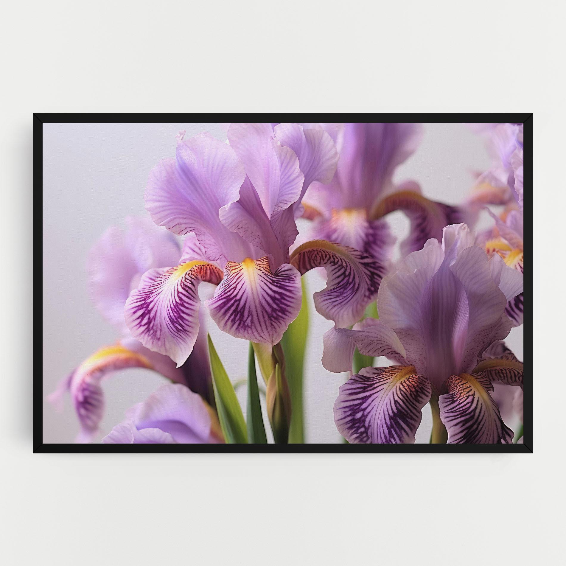 Vászonkép Iris In Vase mockup 0