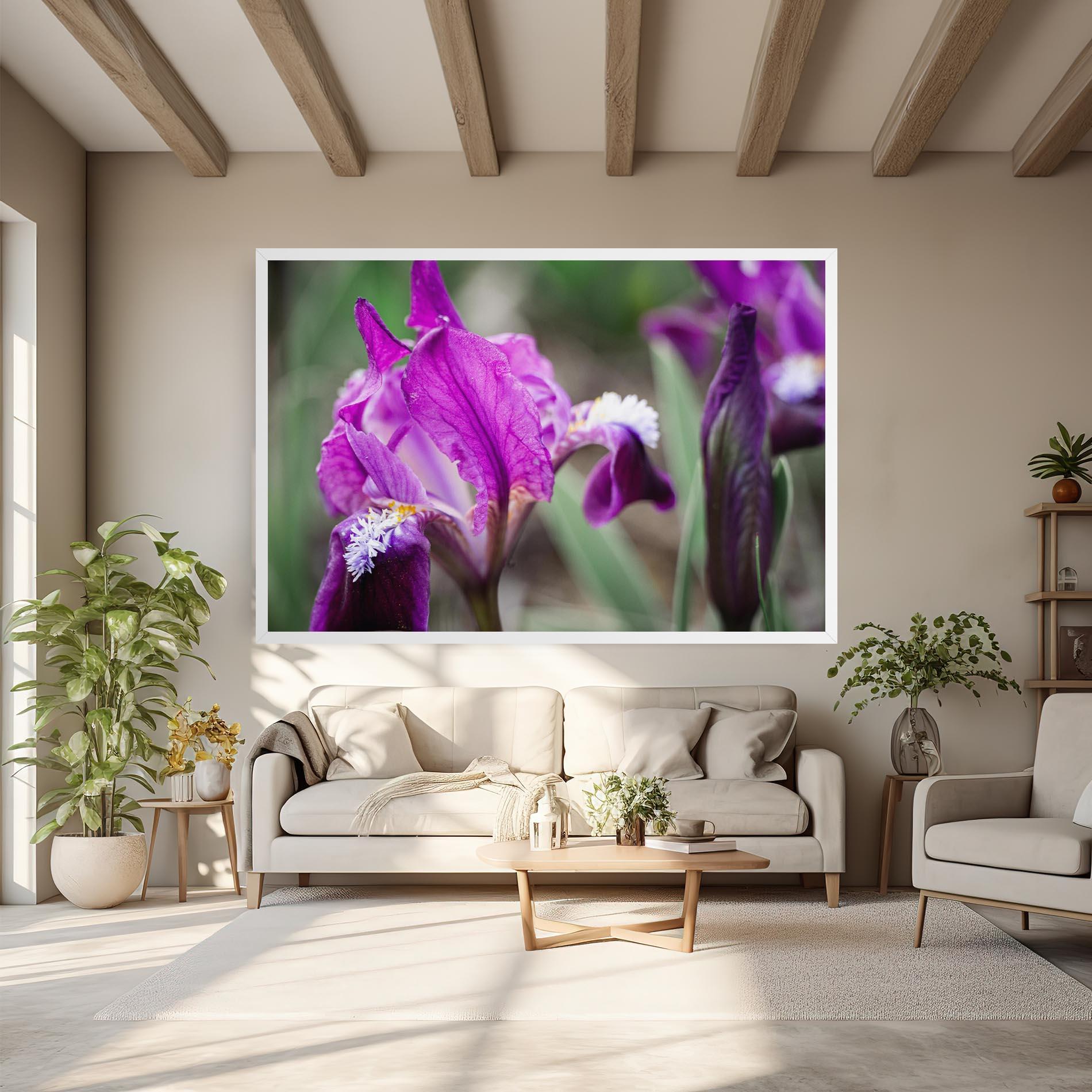 Vászonkép Dark Pink Iris mockup 6