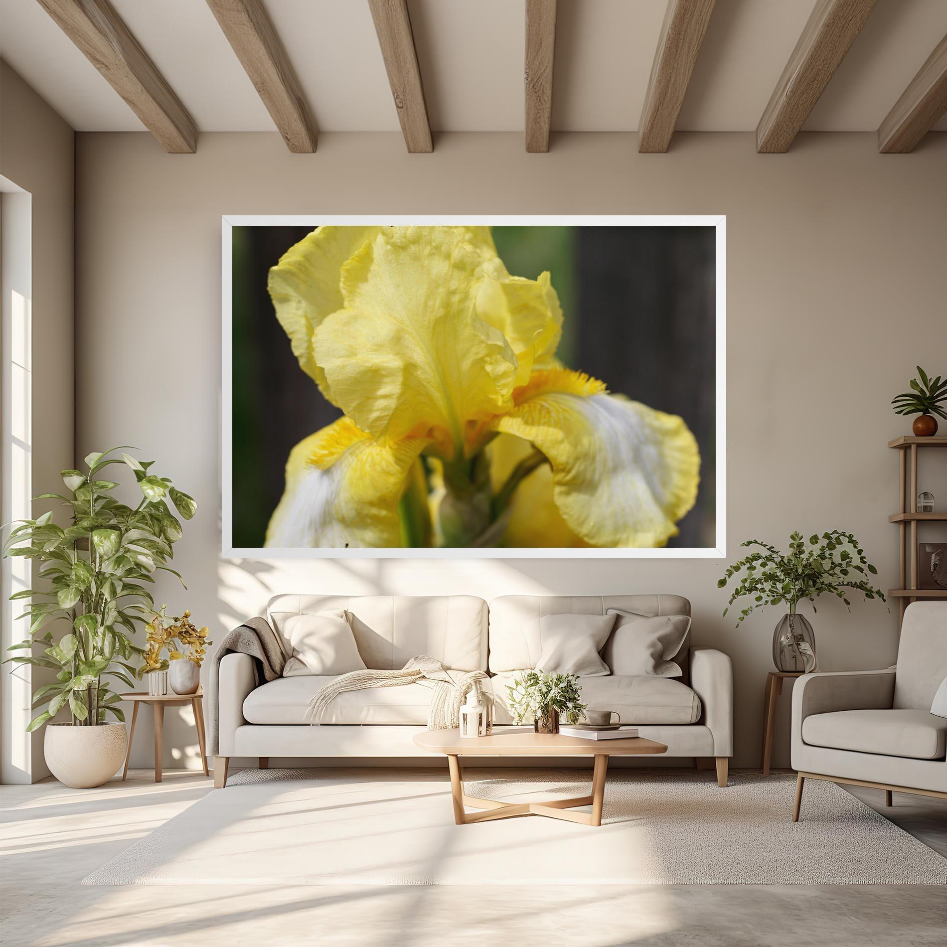 Vászonkép Garden Yellow Iris mockup 6