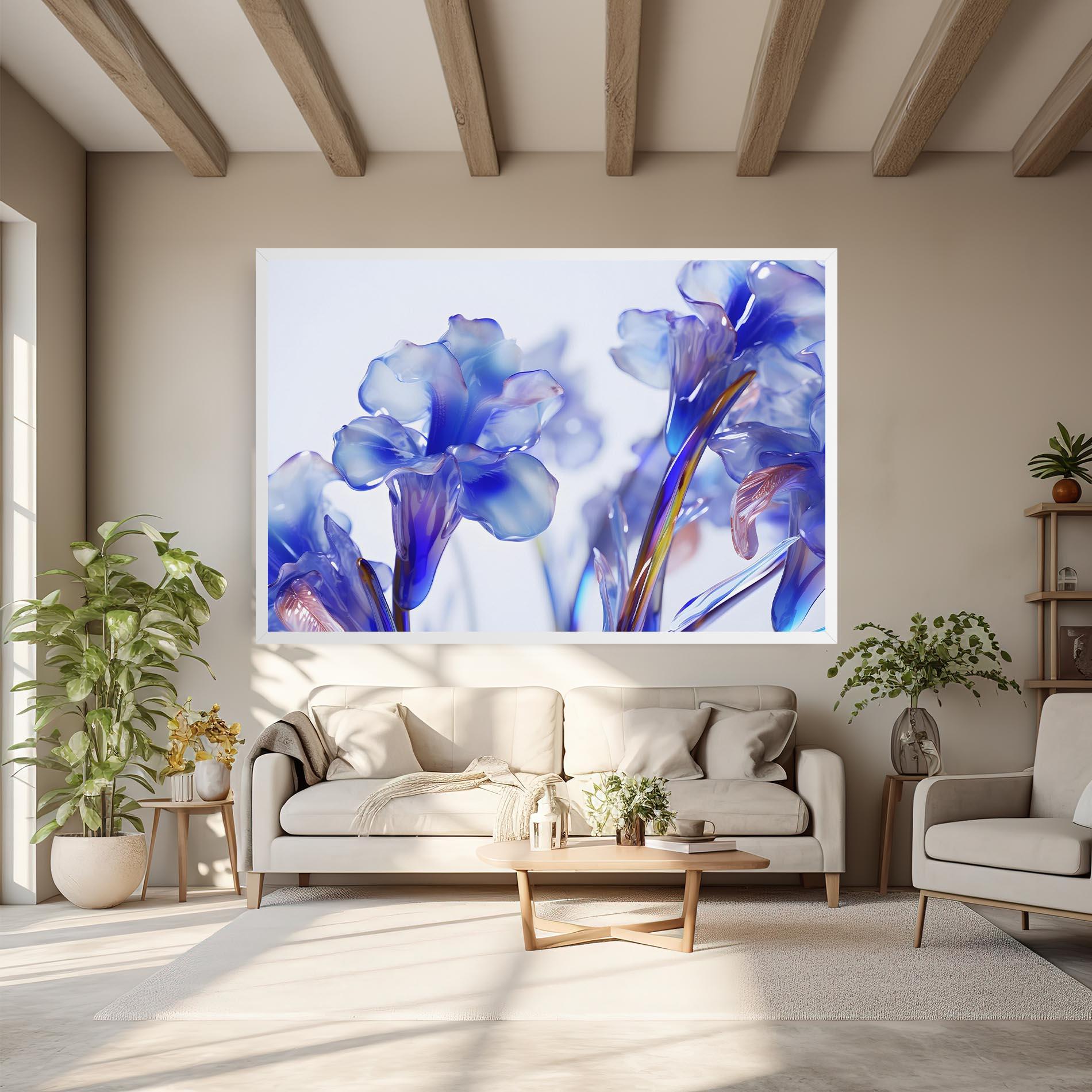 Vászonkép Iris Glass mockup 6