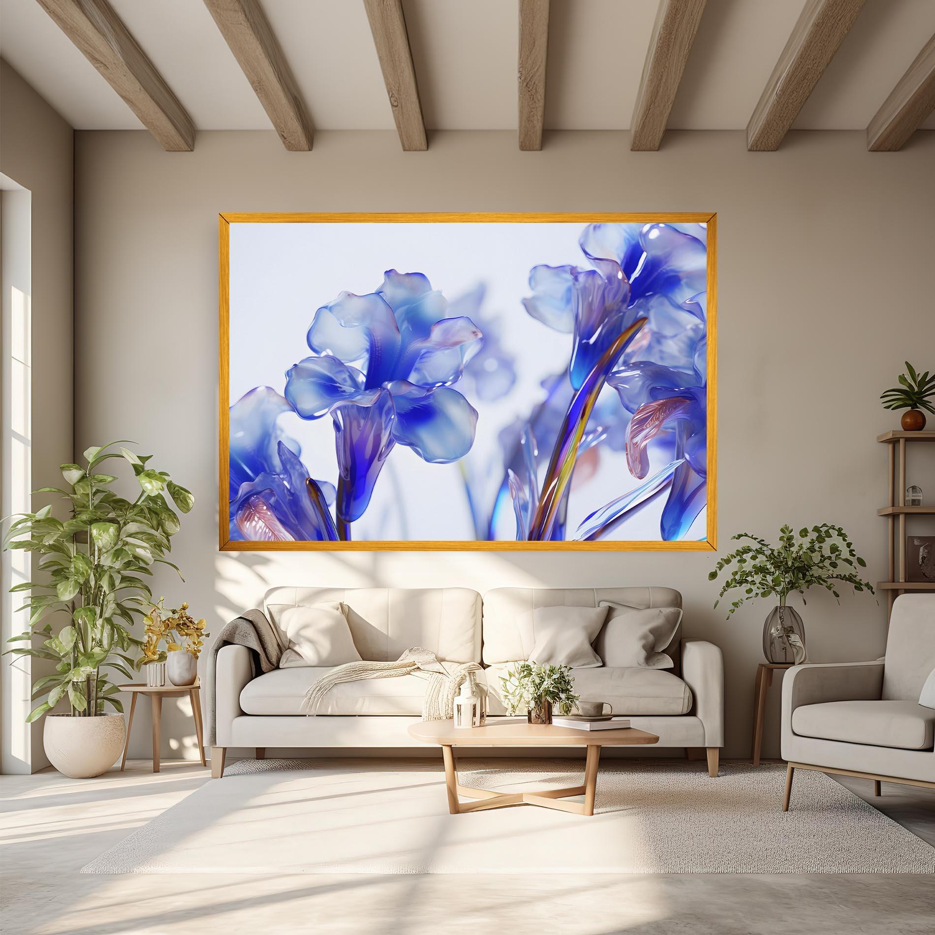 Vászonkép Iris Glass mockup 6