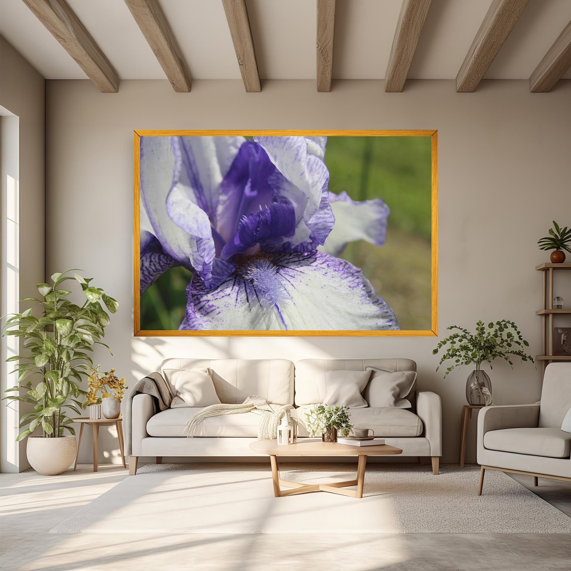 White Purple Iris mockup 6