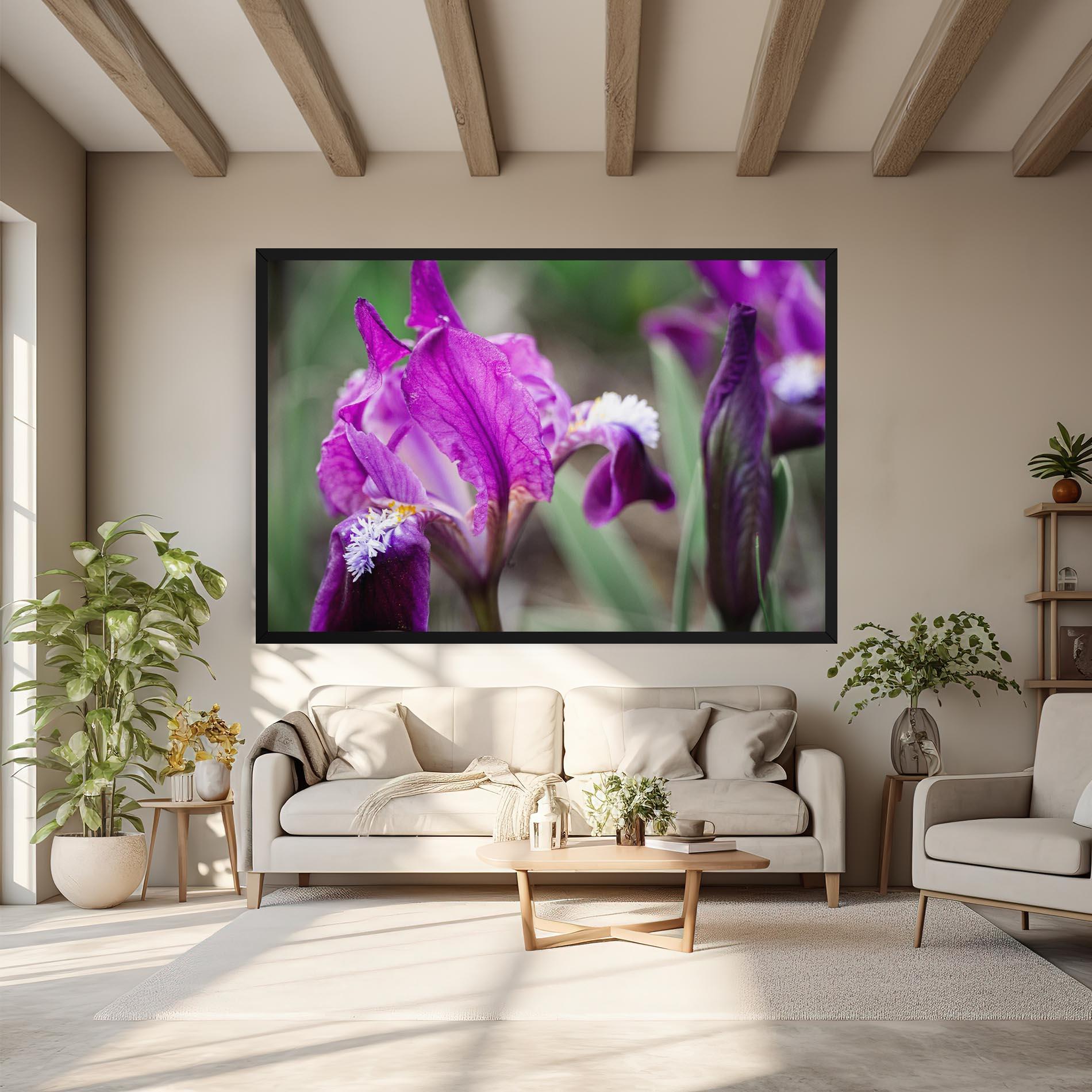 Vászonkép Dark Pink Iris mockup 6