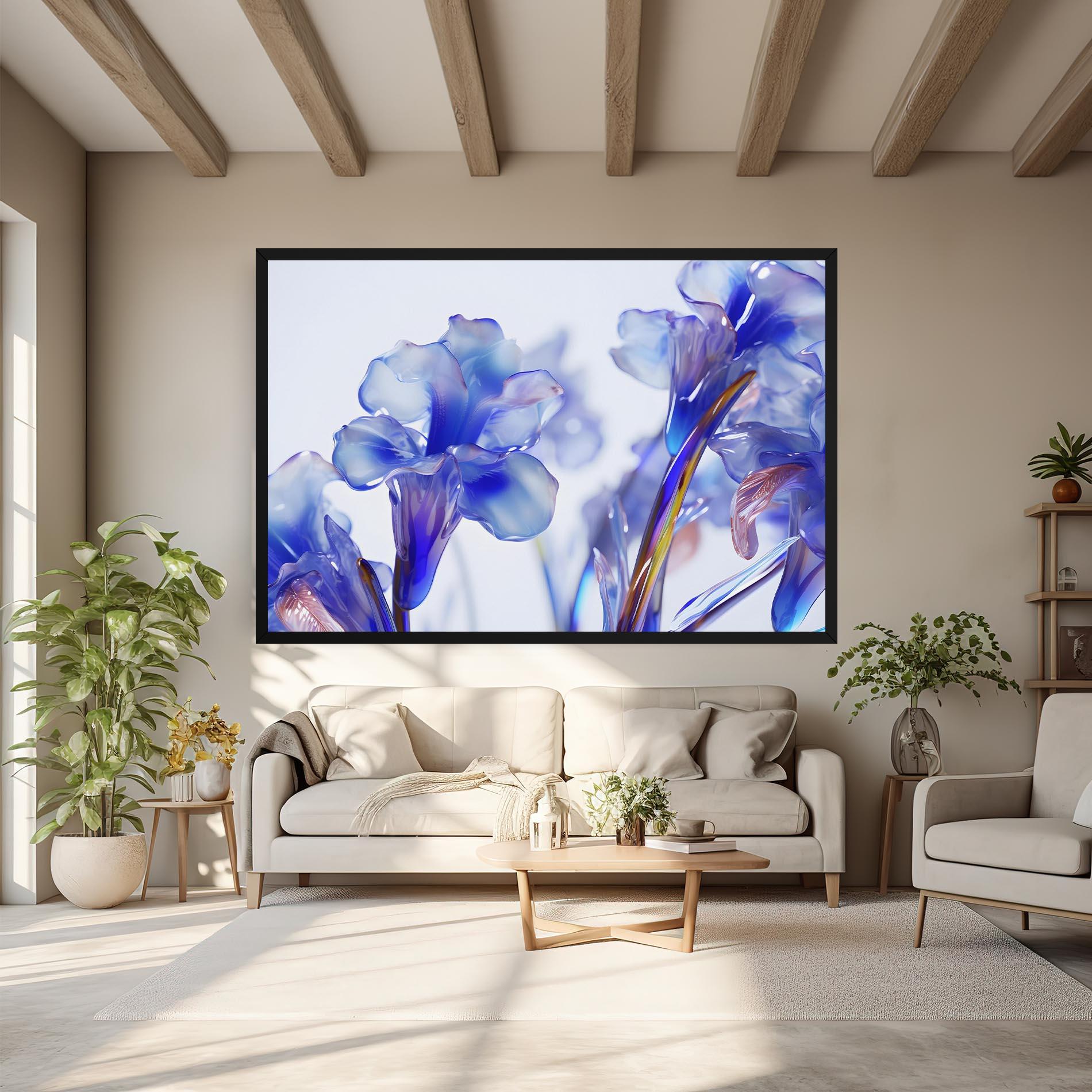 Vászonkép Iris Glass mockup 6